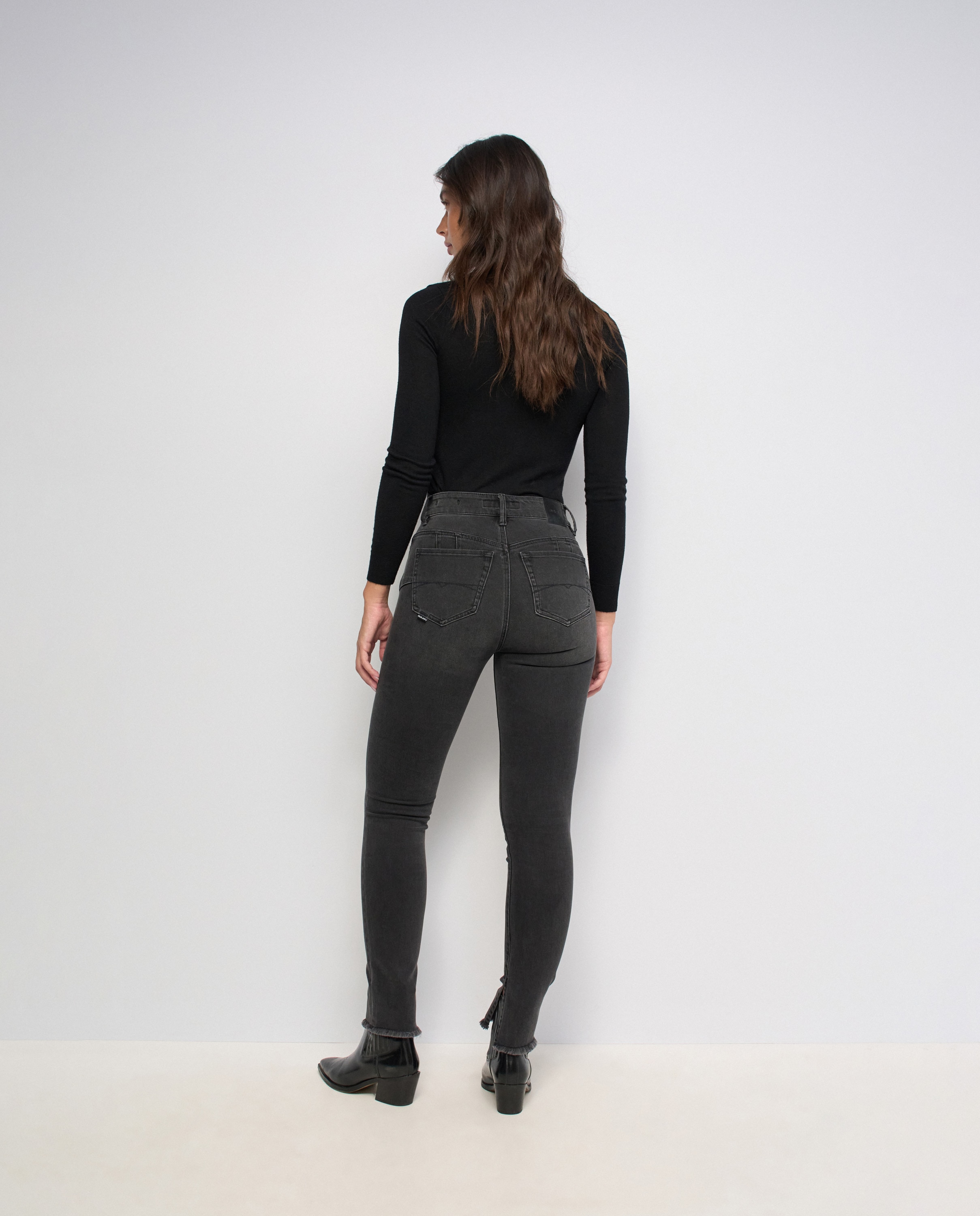 Vaqueros destiny push up skinny de mujer - Salsa Jeans - Negro Negro-3
