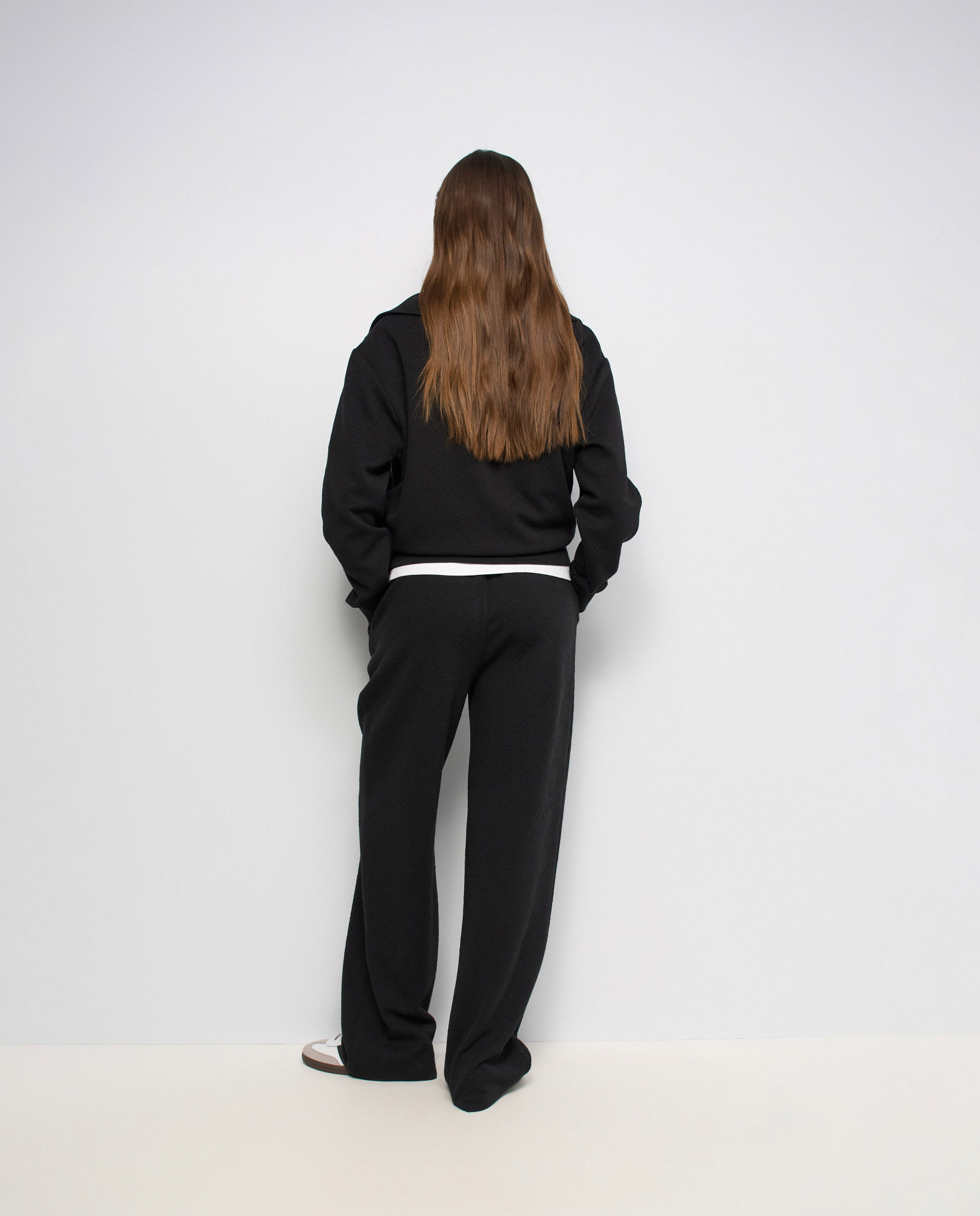 Pantalones jogger de punto de mujer - Salsa Jeans - Negro Negro-3