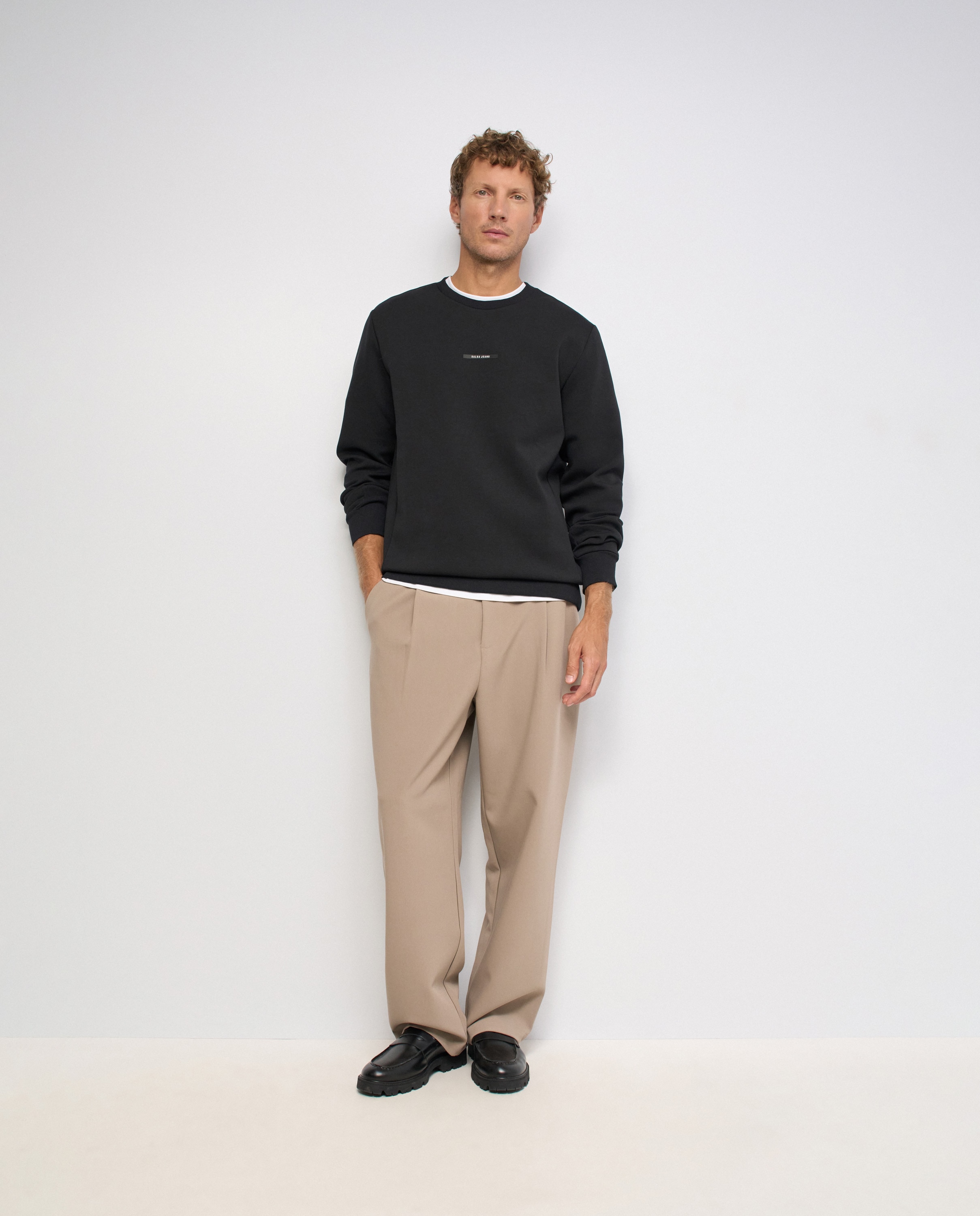 Sudadera con branding de hombre - Salsa Jeans - Negro Negro-5
