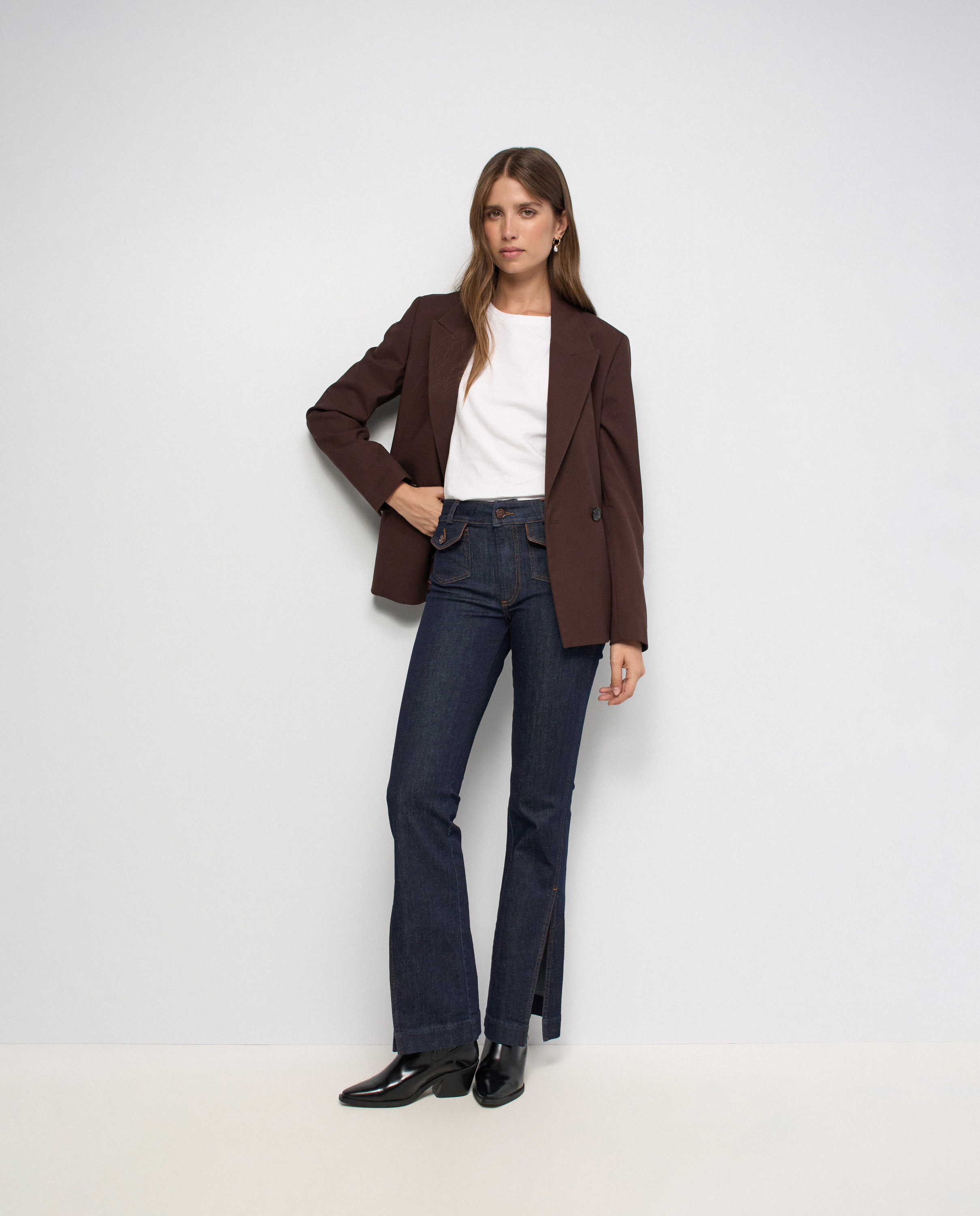 Vaqueros destiny push up bootcut de mujer - Salsa Jeans - Azul Azul-1
