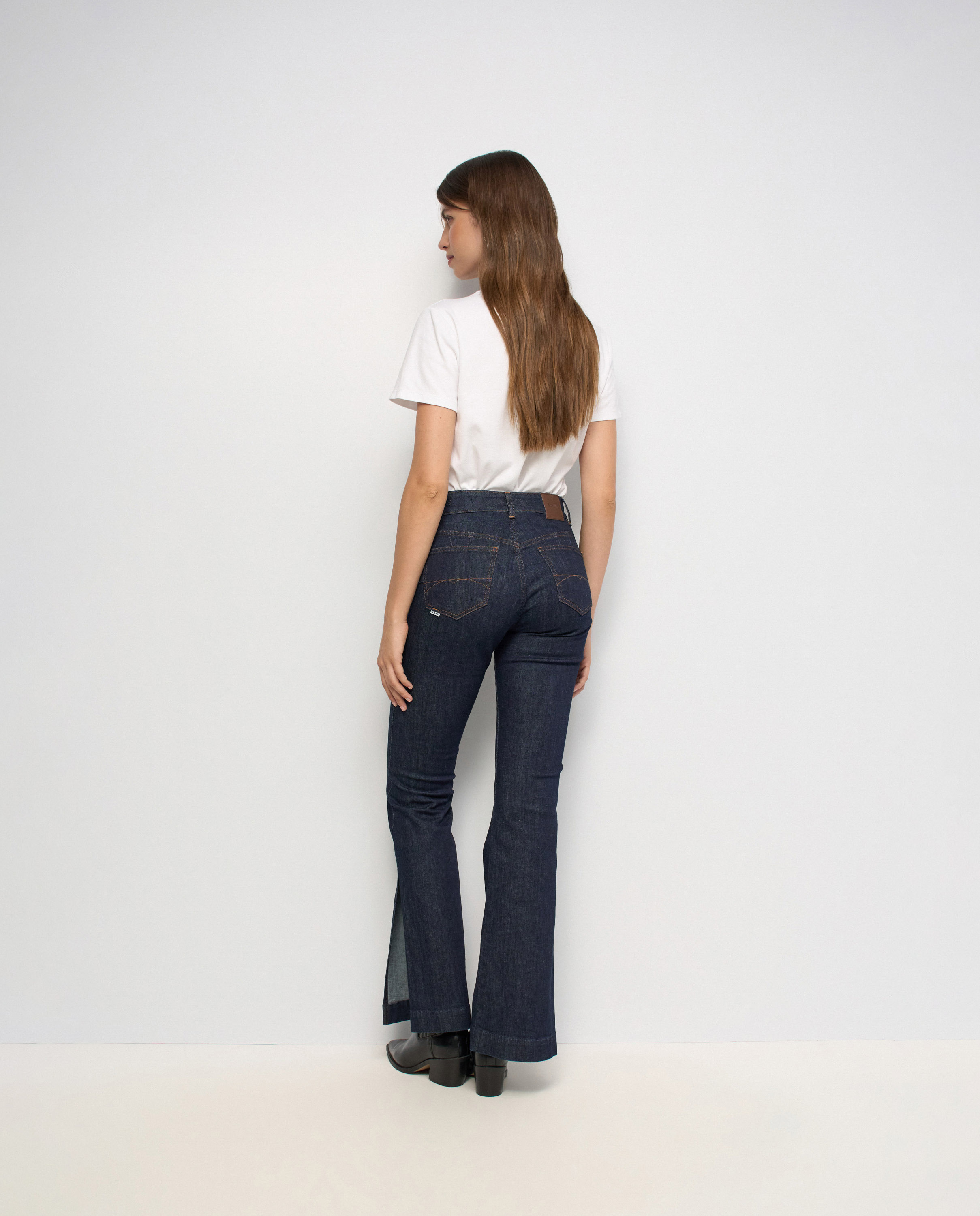 Vaqueros destiny push up bootcut de mujer - Salsa Jeans - Azul Azul-3