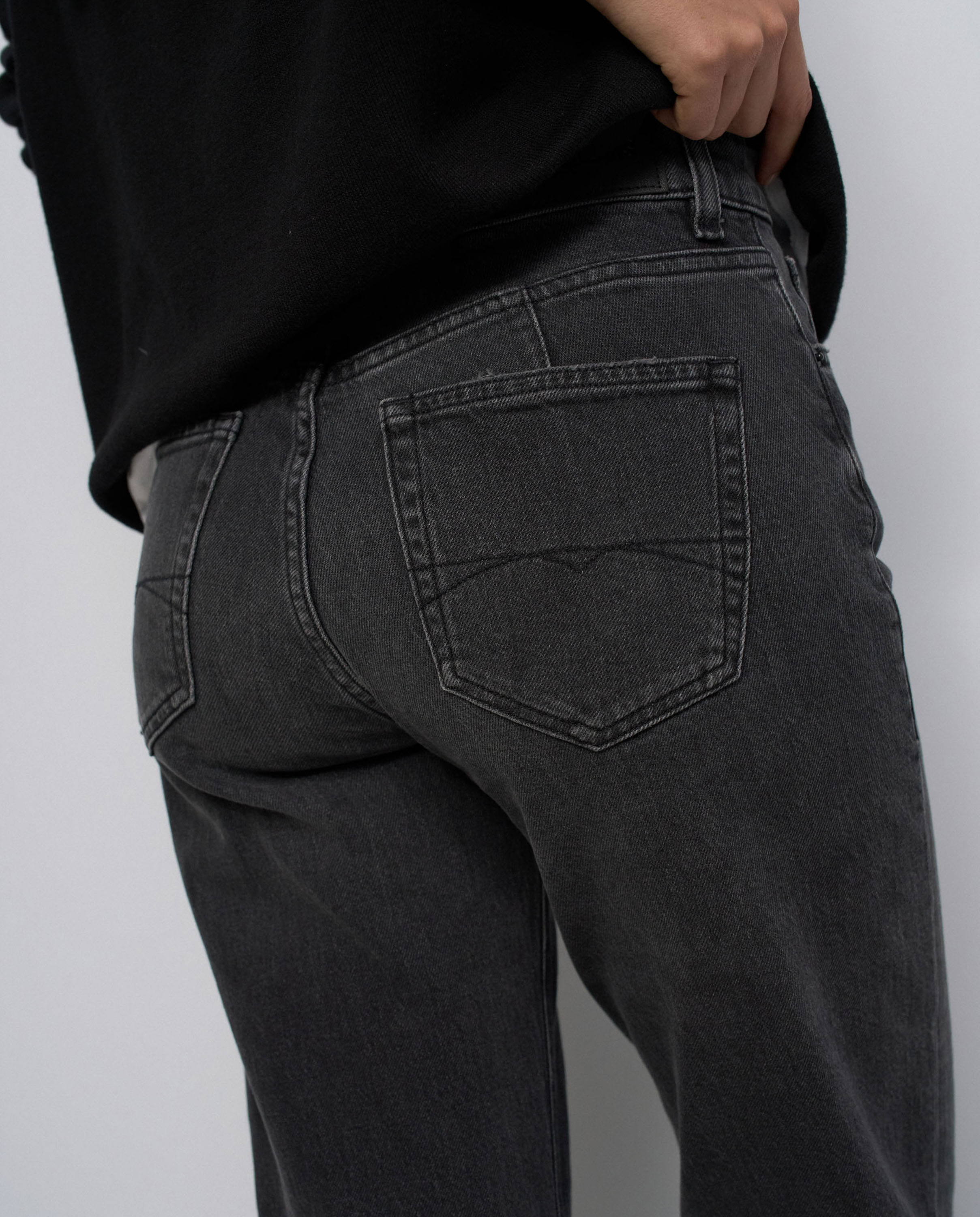 Vaqueros true straight de mujer - Salsa Jeans - Negro Negro-4