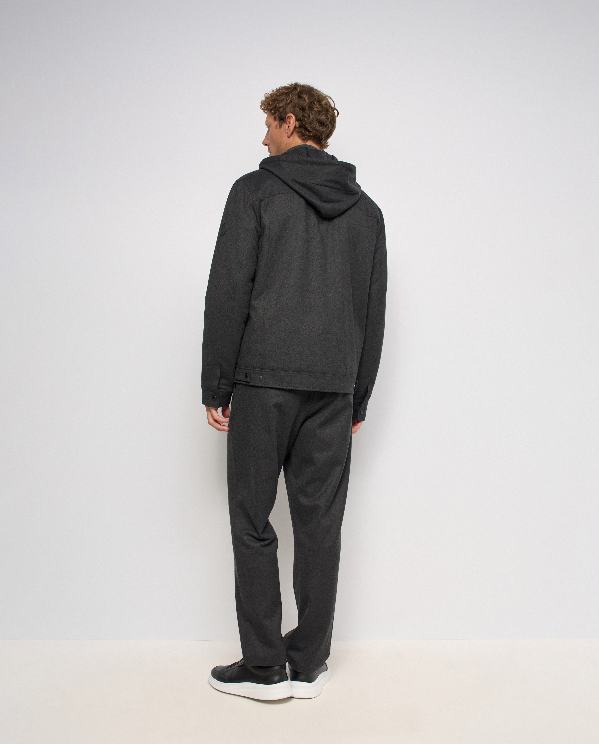 Cazadora de hombre con lana - Salsa Jeans - Gris Gris-3