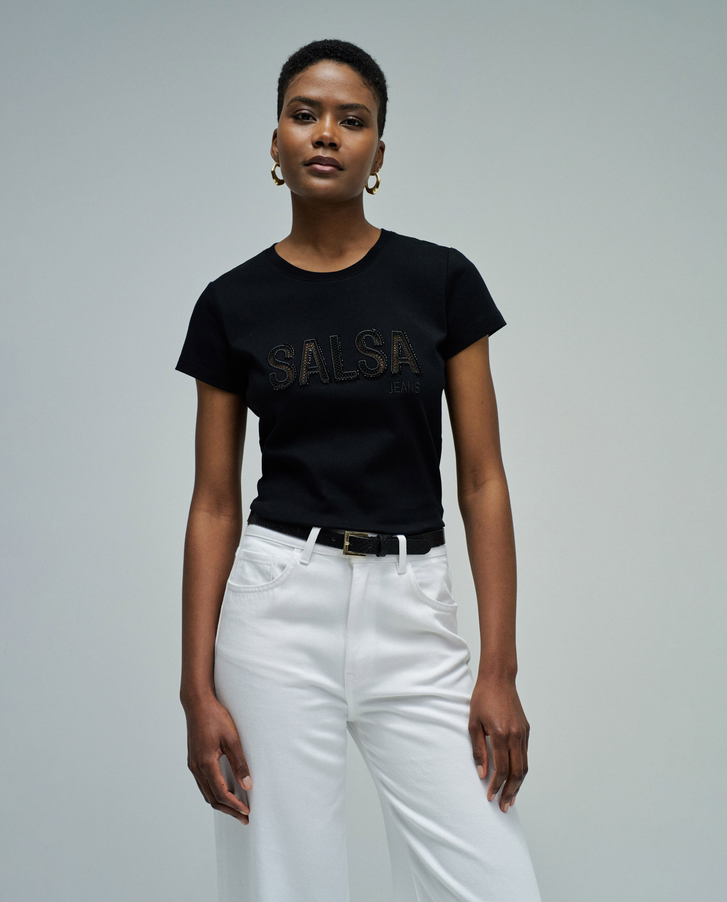 Salsa Jeans - Camiseta con branding de mujer.