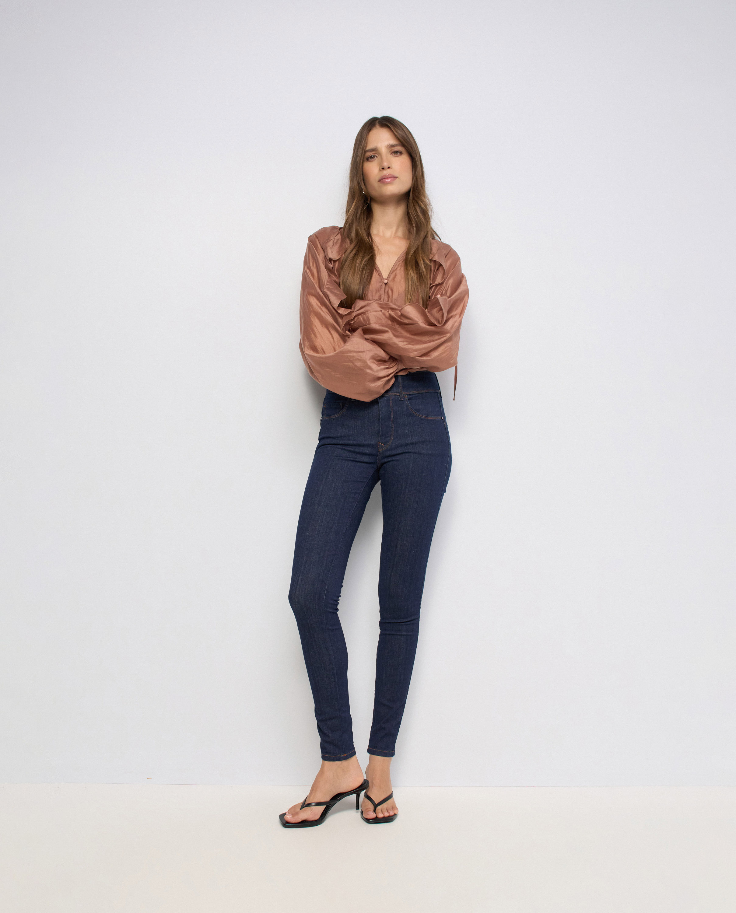 Vaqueros secret push in skinny de mujer - Salsa Jeans - Azul Azul-1