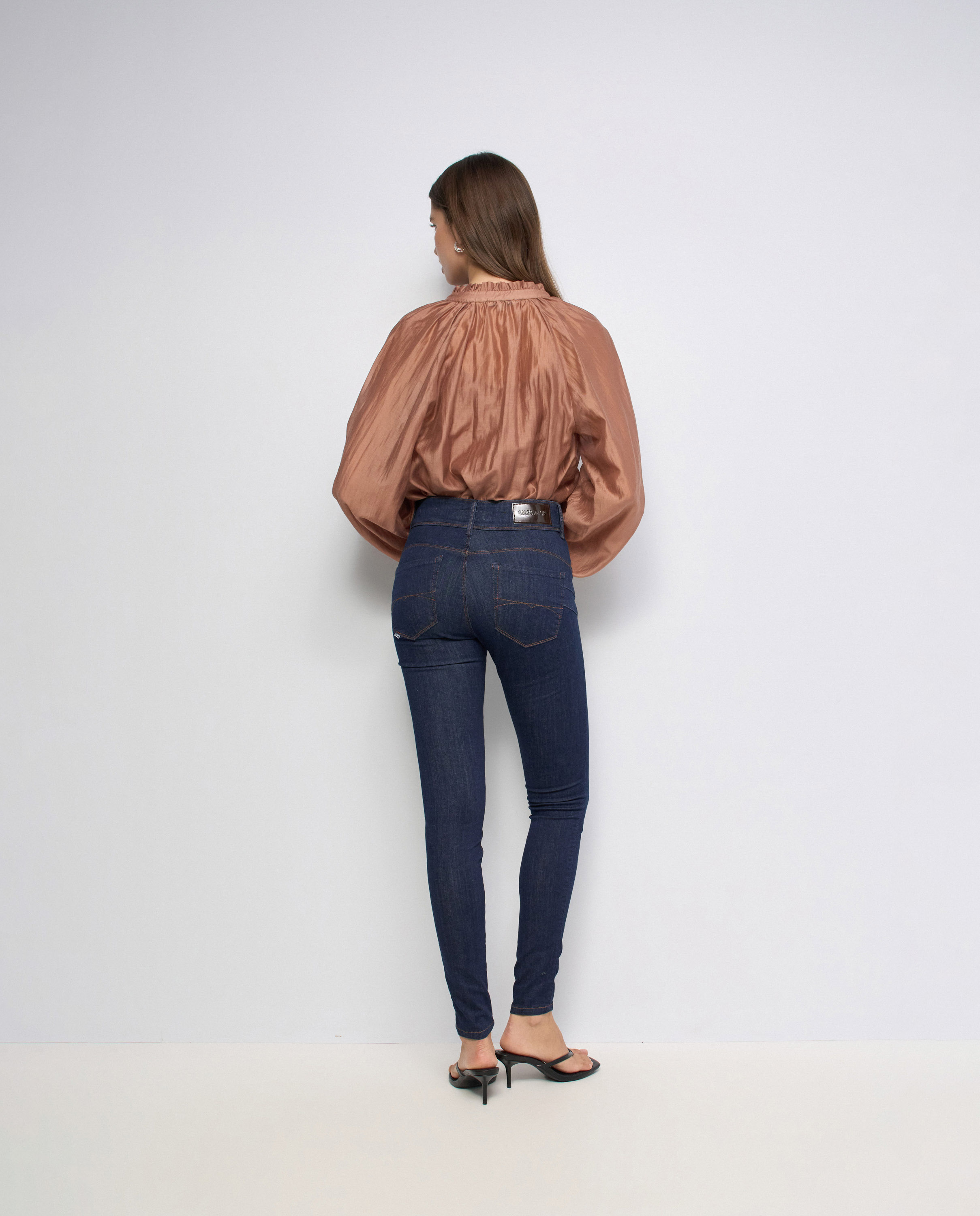 Vaqueros secret push in skinny de mujer - Salsa Jeans - Azul Azul-3