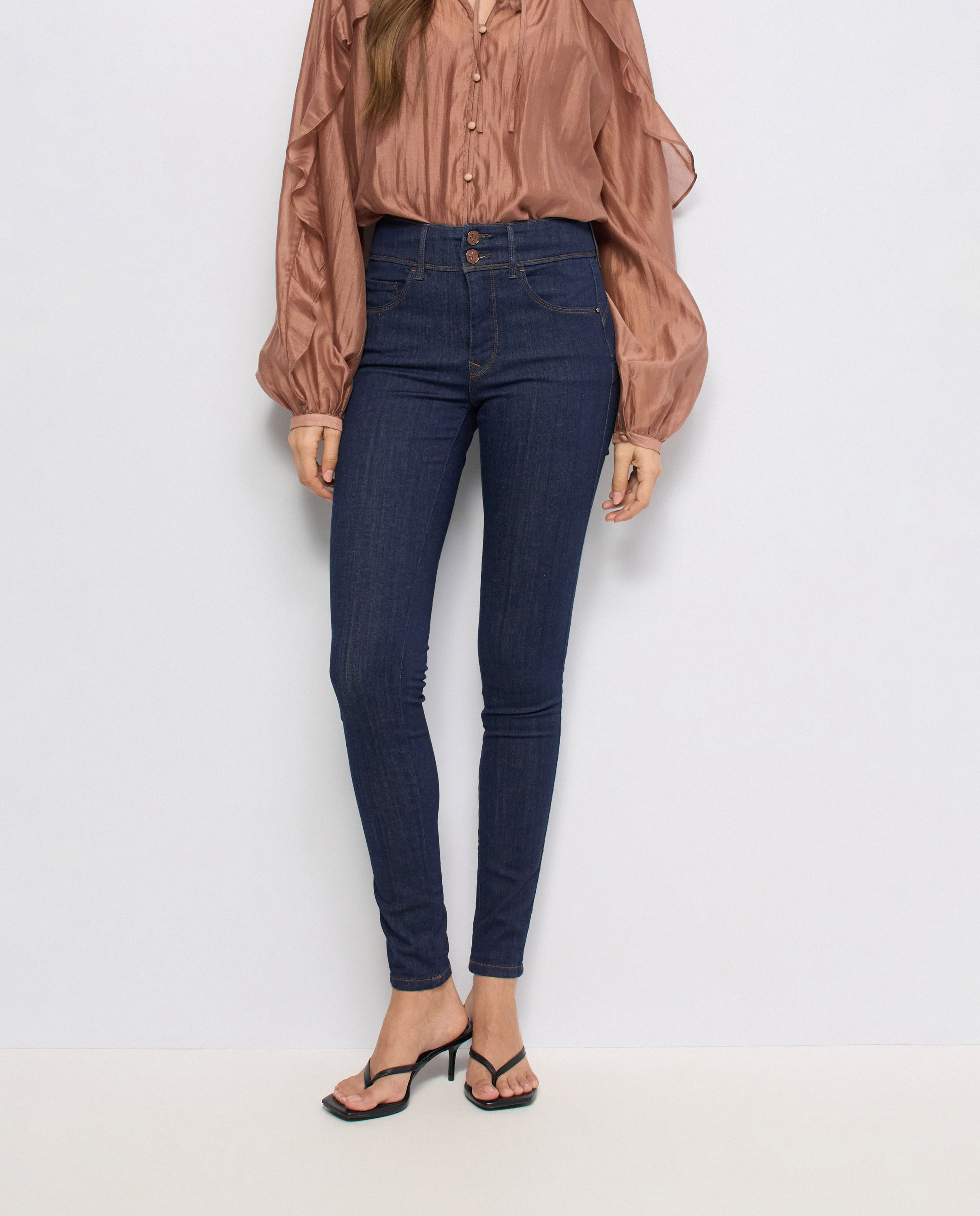 Vaqueros secret push in skinny de mujer - Salsa Jeans - Azul Azul-5