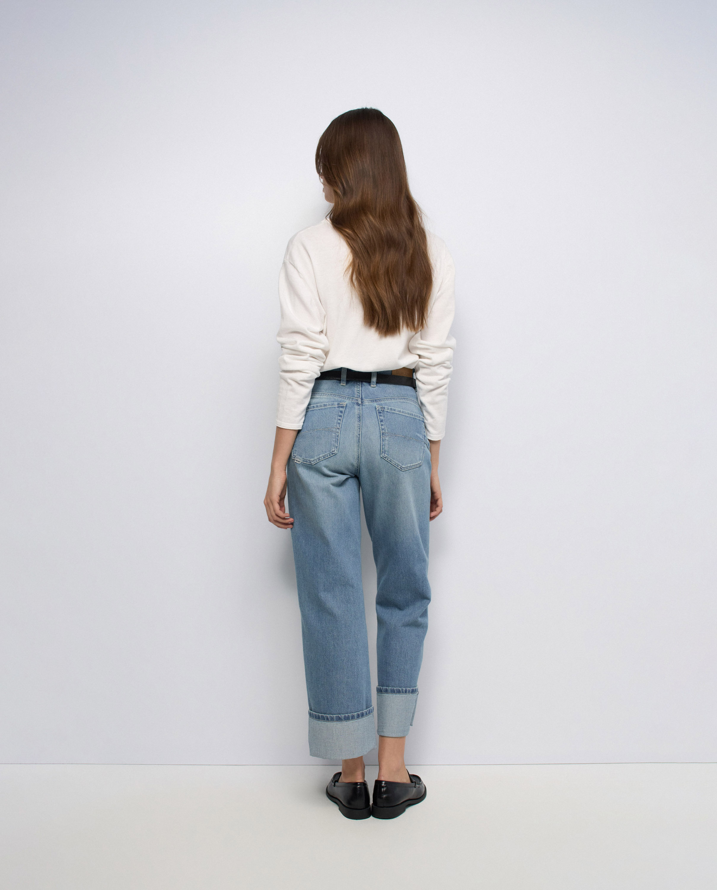 Vaqueros faith push in straight de mujer - Salsa Jeans - Azul Azul-3