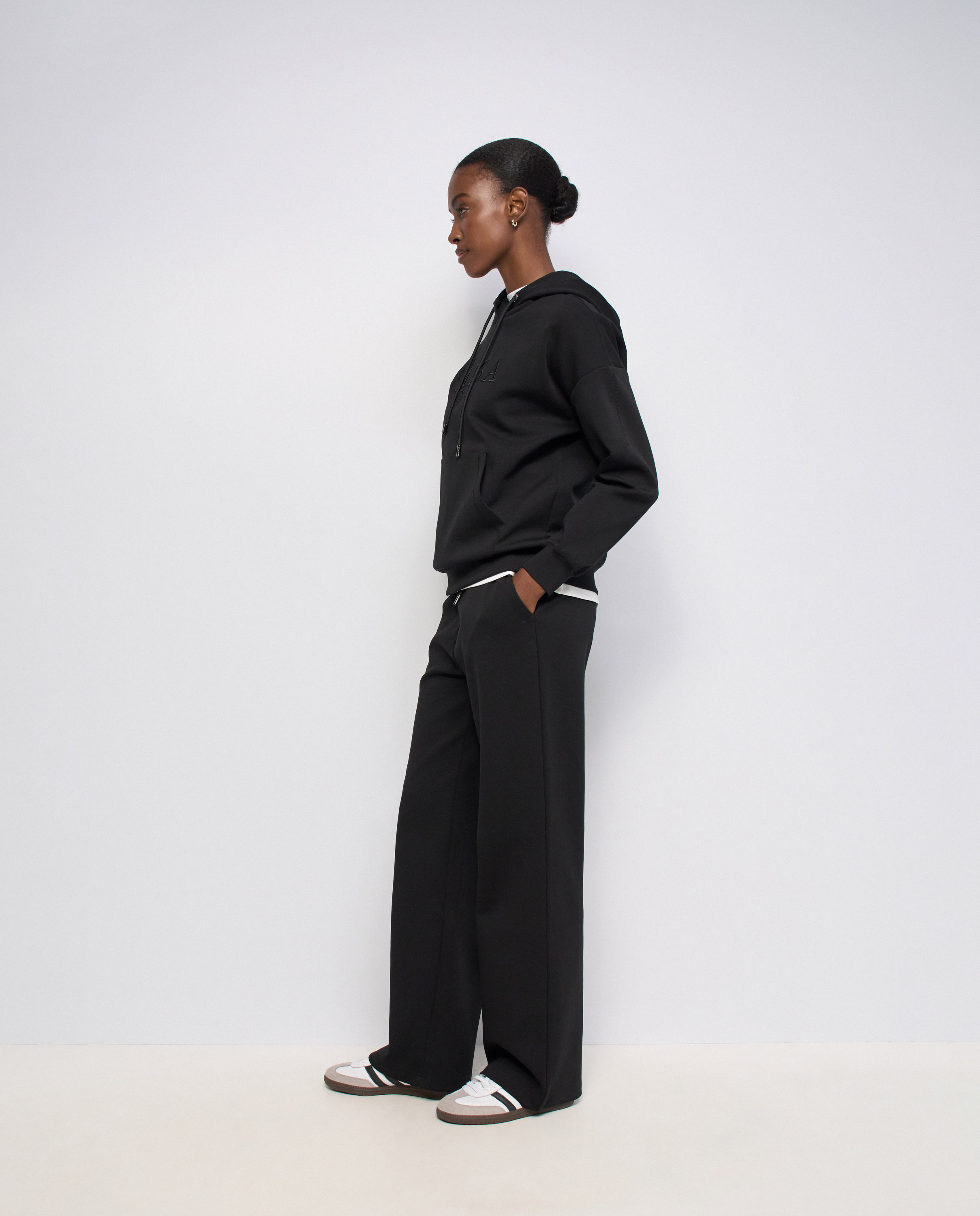 Sudadera con branding de mujer - Salsa Jeans - Negro Negro-2
