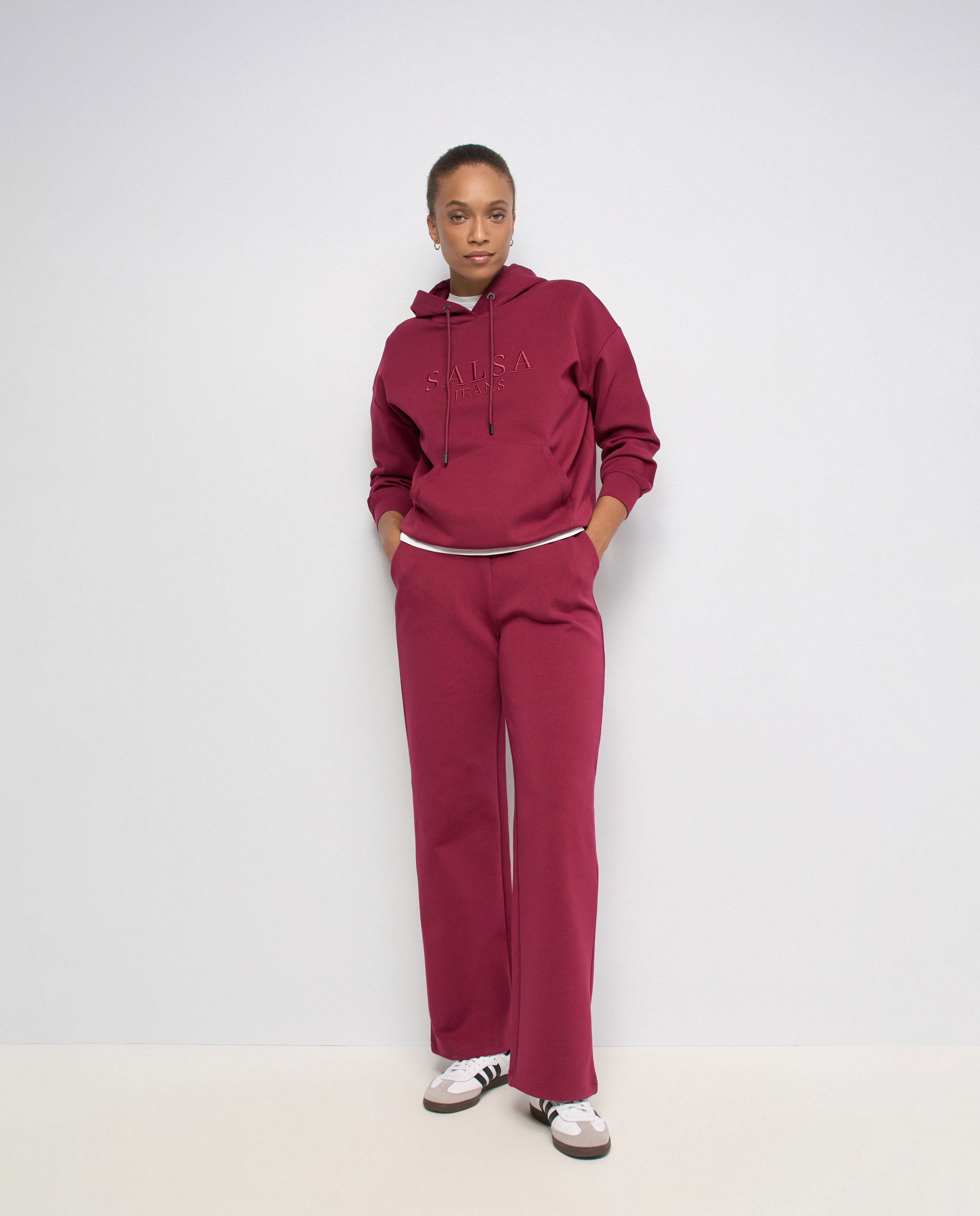 Sudadera con branding de mujer - Salsa Jeans - Rojo Rojo-5