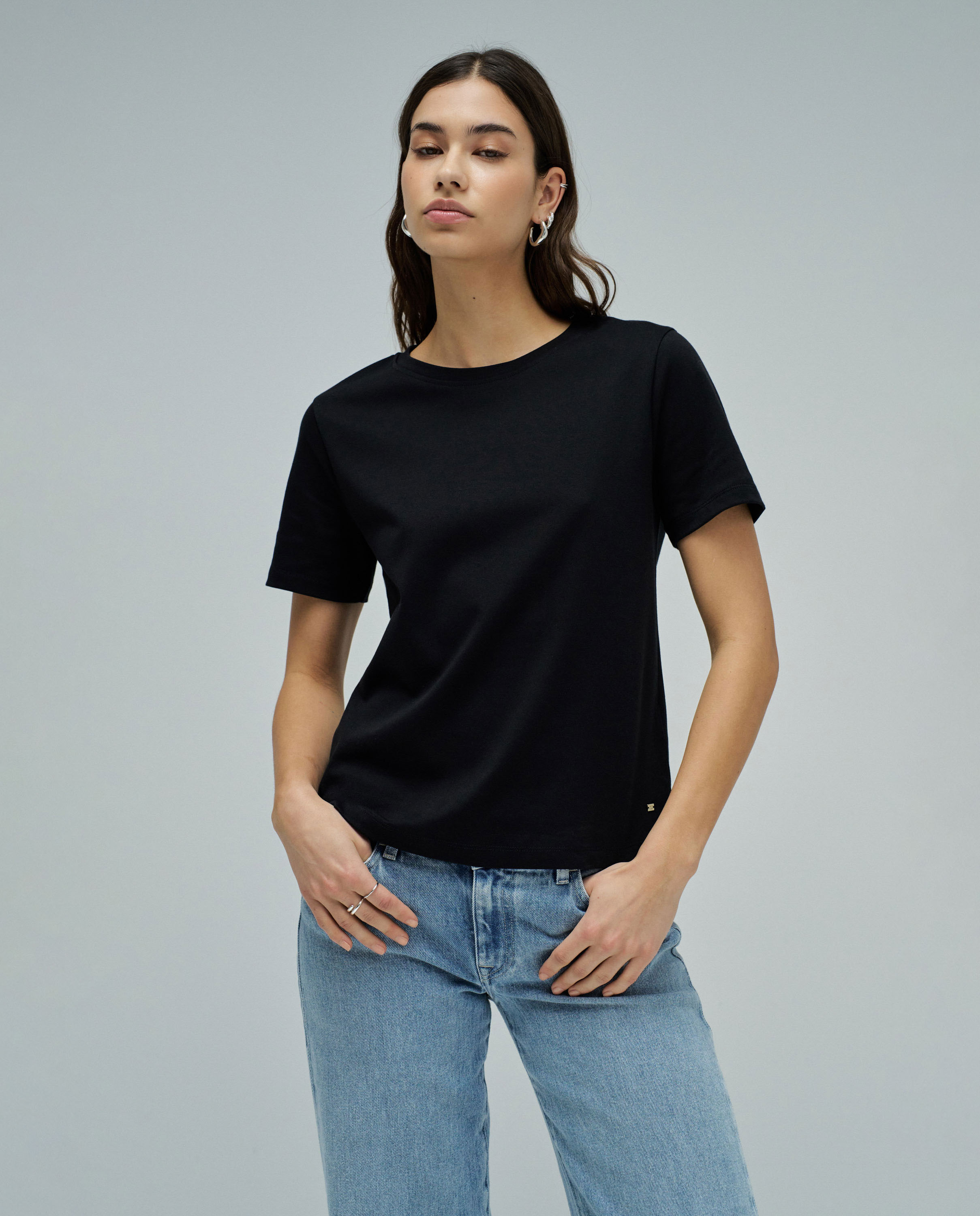 Salsa Jeans - Camiseta básica manga corta de mujer.