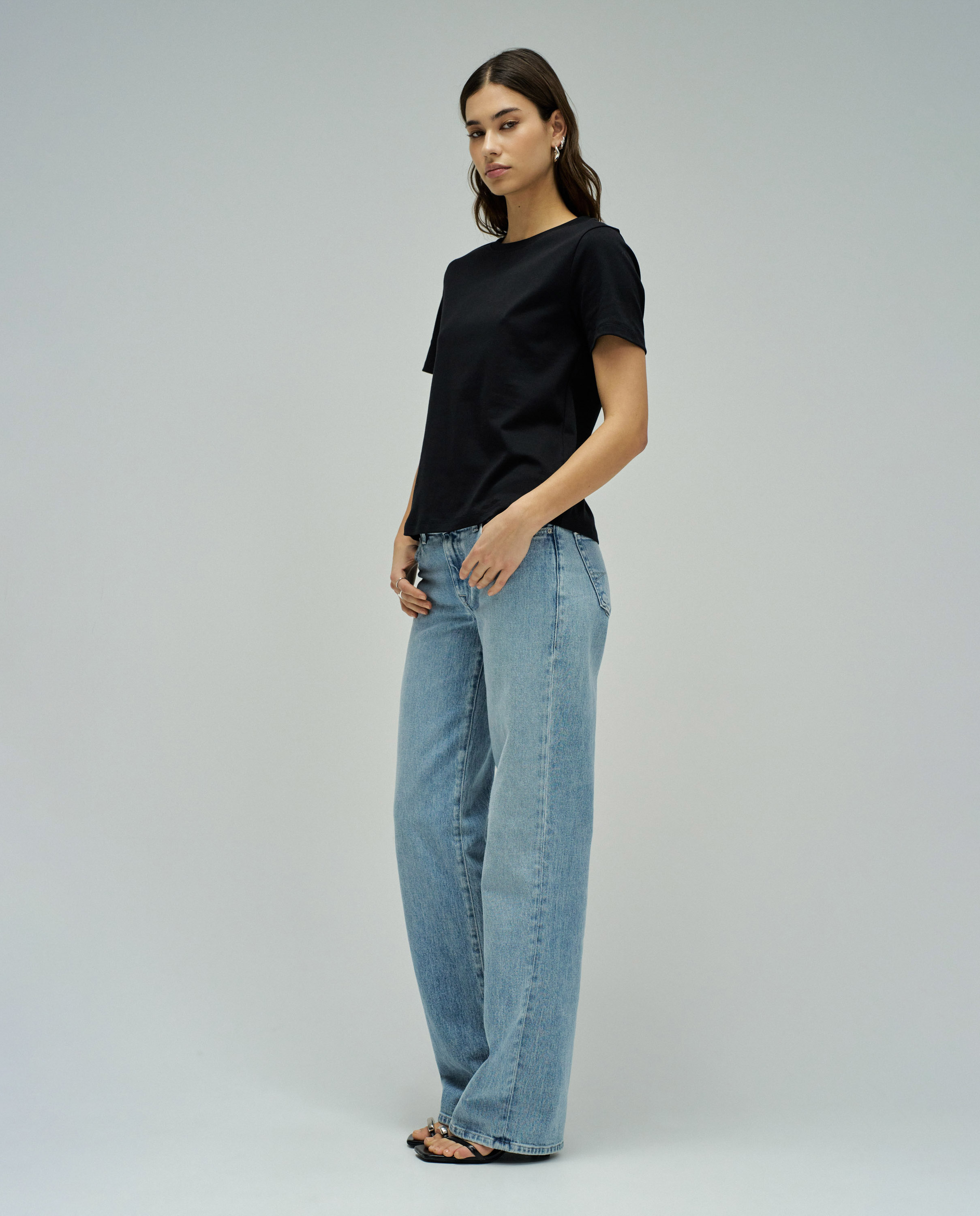 Camiseta básica de mujer - Salsa Jeans - Negro Negro-2