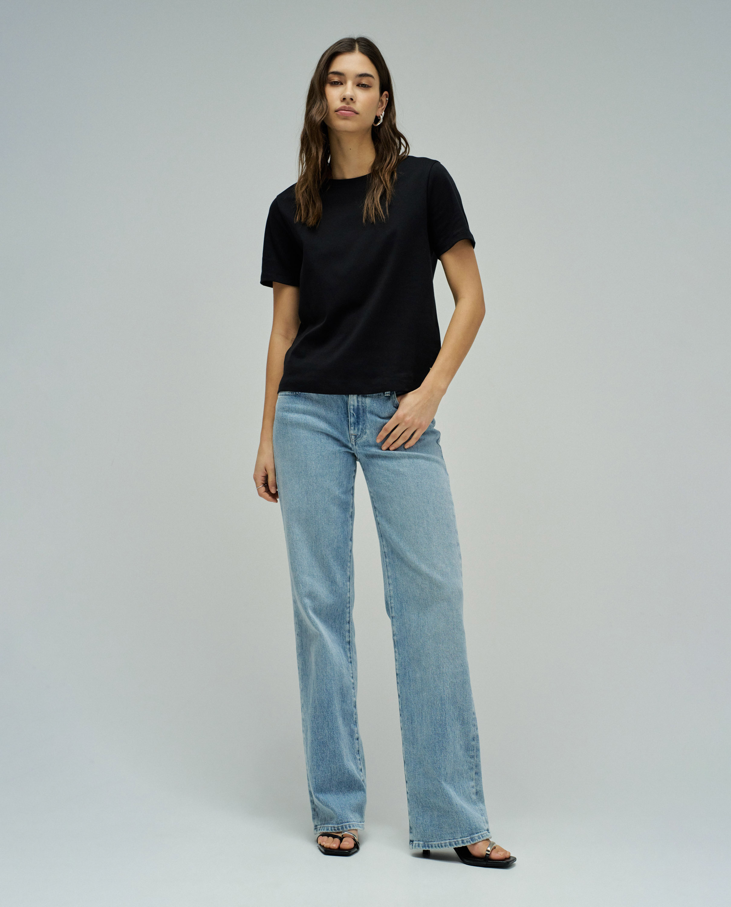 Camiseta básica de mujer - Salsa Jeans - Negro Negro-5