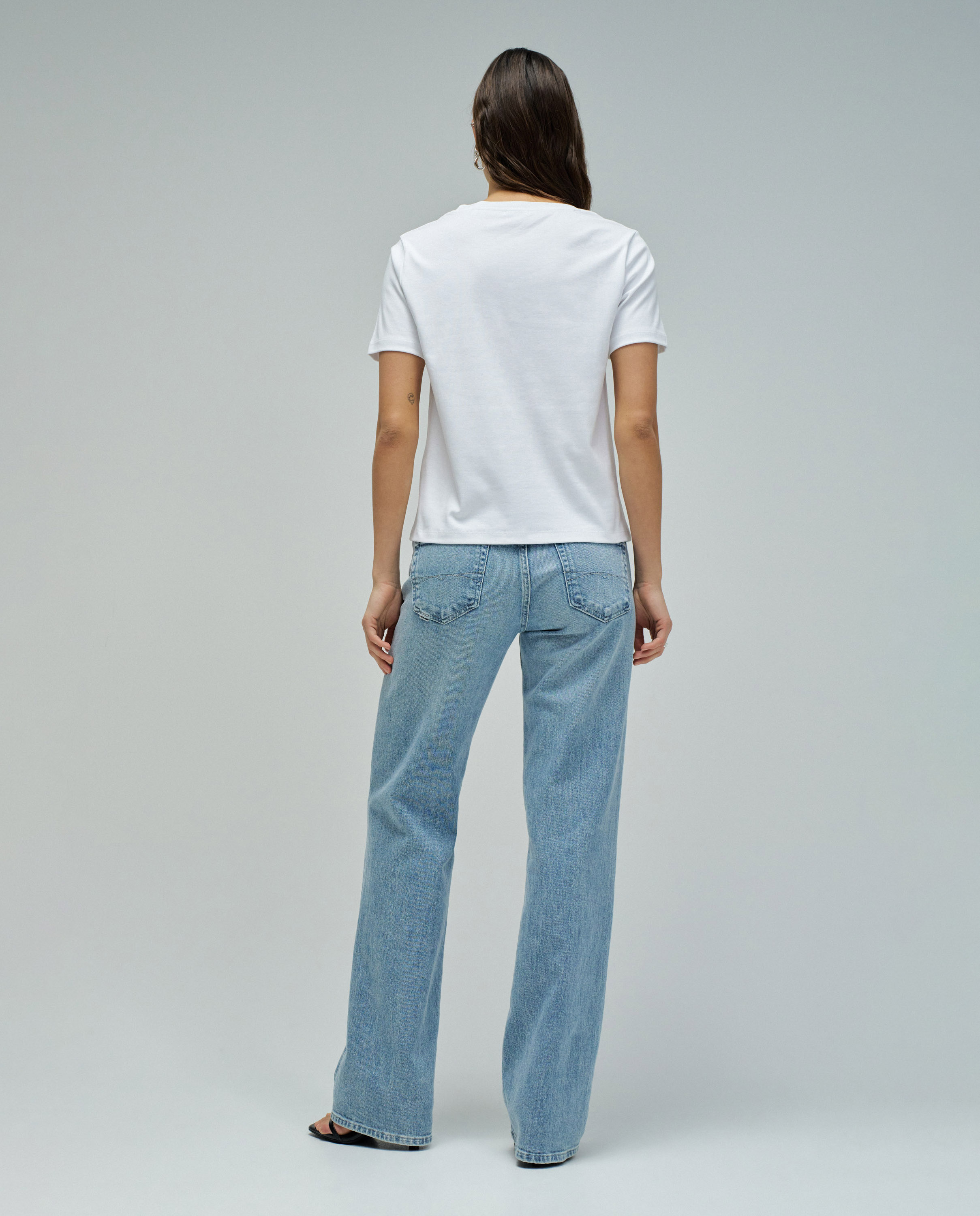 Camiseta básica de mujer - Salsa Jeans - Blanco Blanco-3