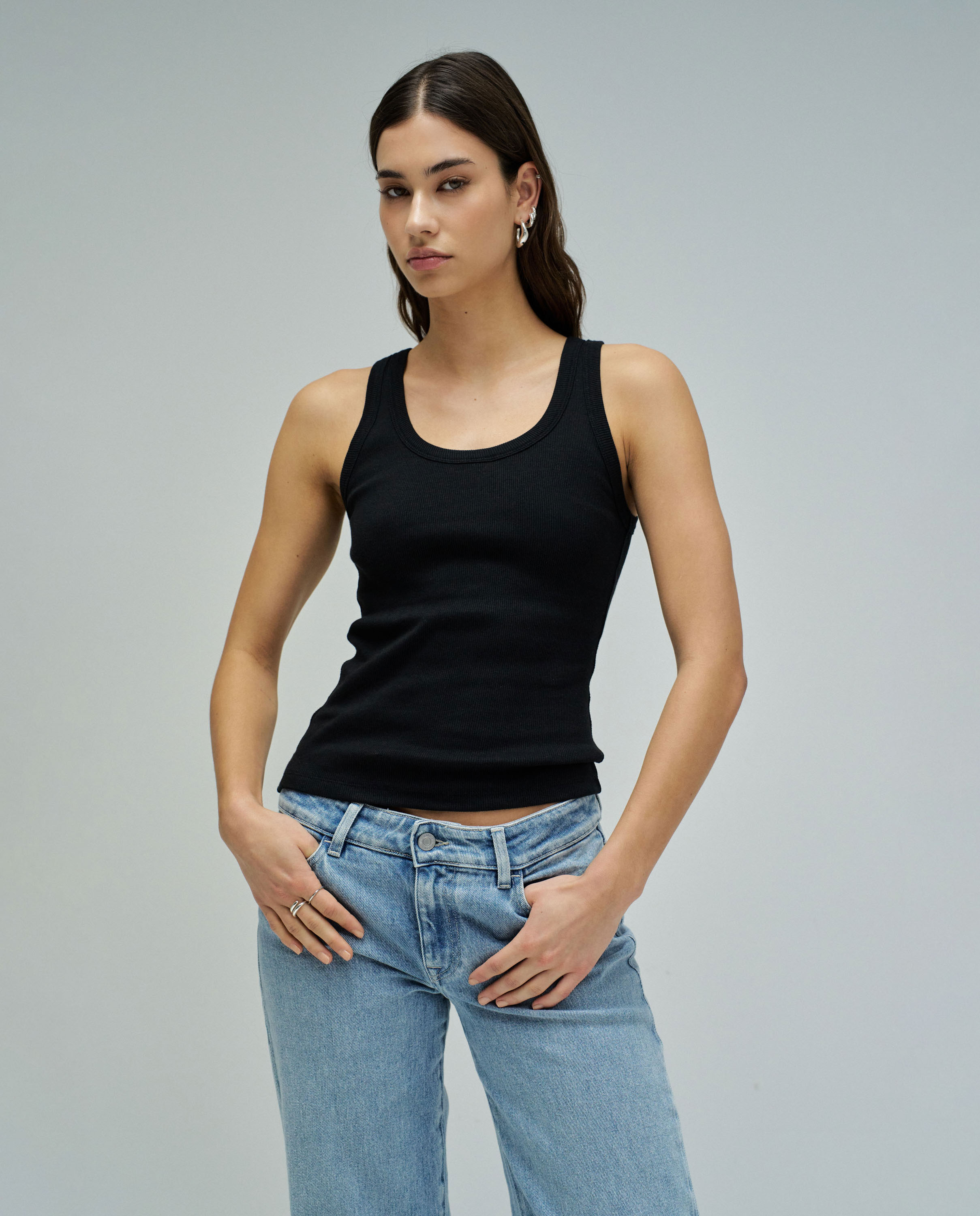 Salsa Jeans - Top básico sin mangas de mujer.