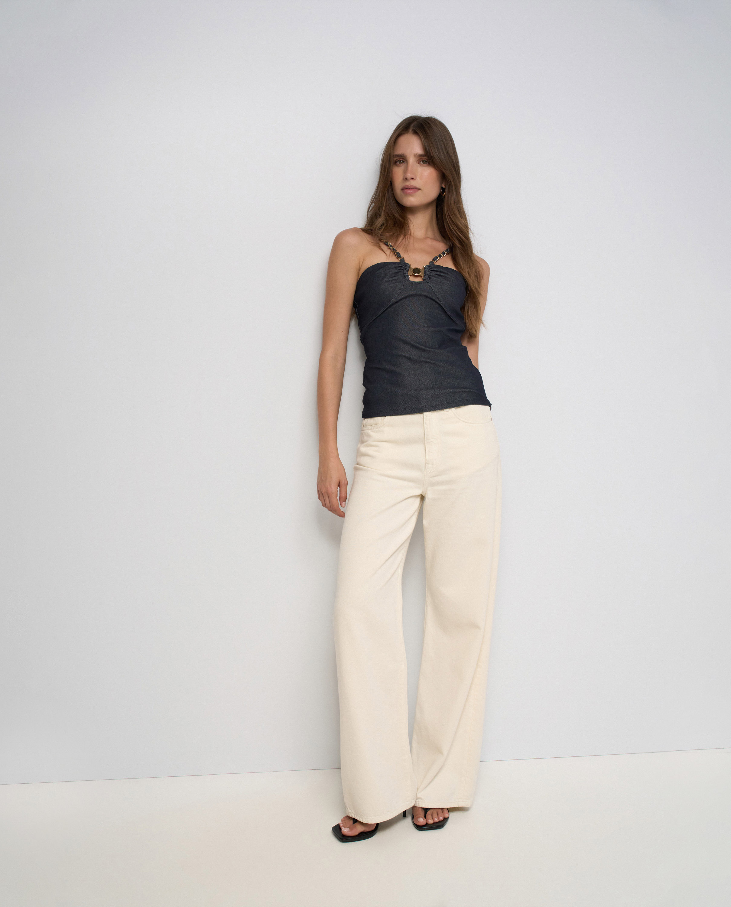 Top denim de mujer - Salsa Jeans - Azul Azul-5