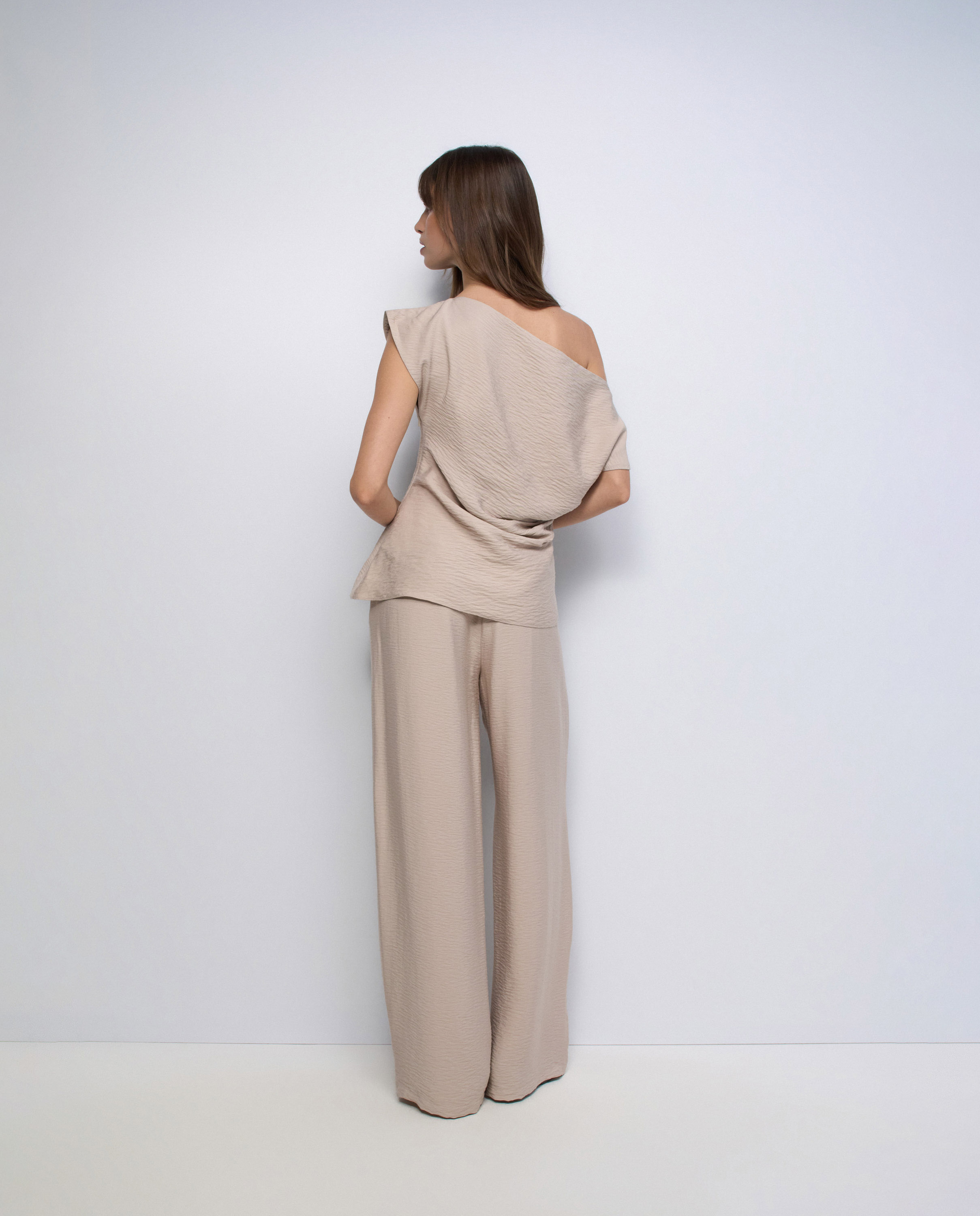 Blusa con efecto drapeado de mujer - Salsa Jeans - Natural Natural-3