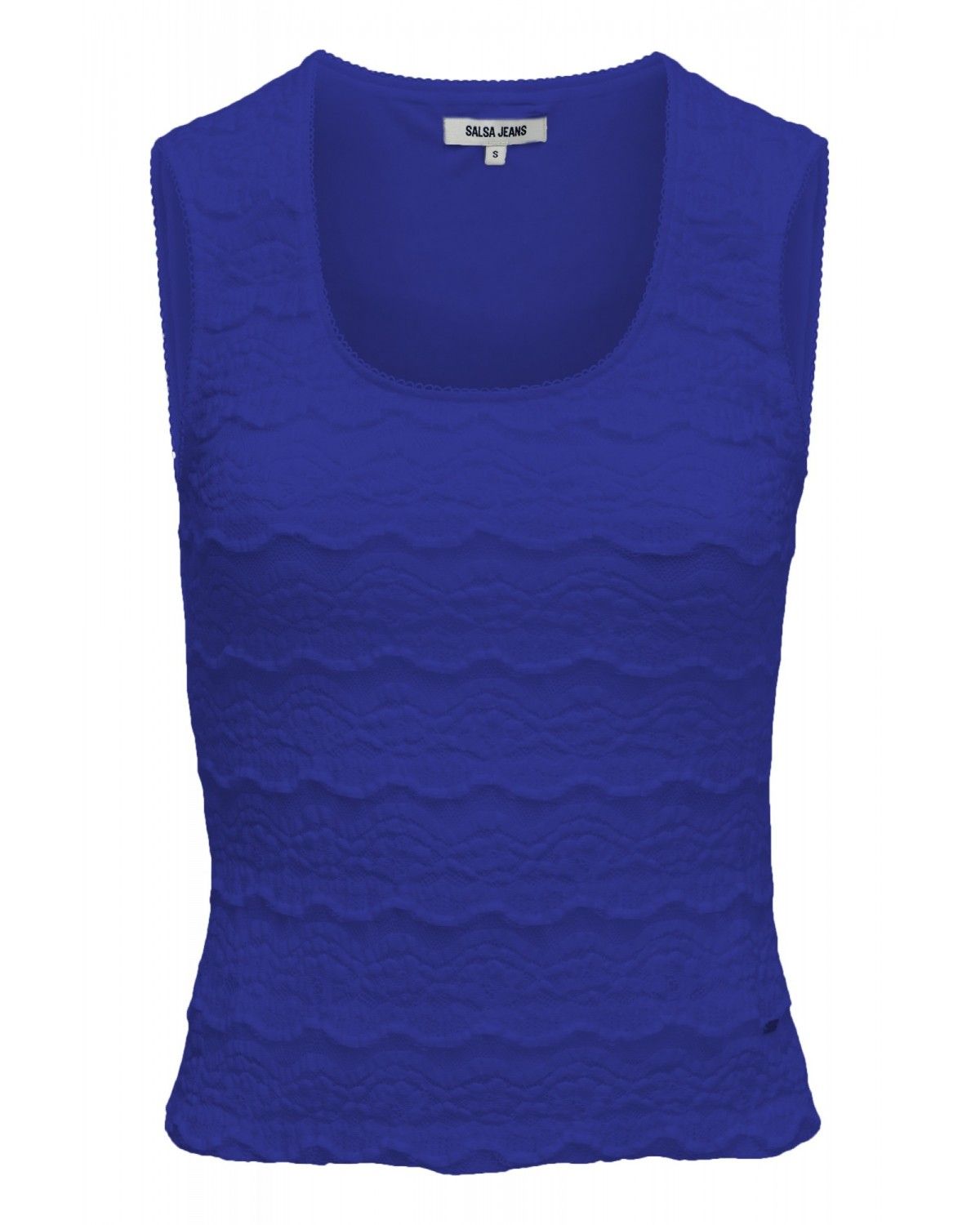 Top de encaje de mujer - Salsa Jeans - Azul Azul-6
