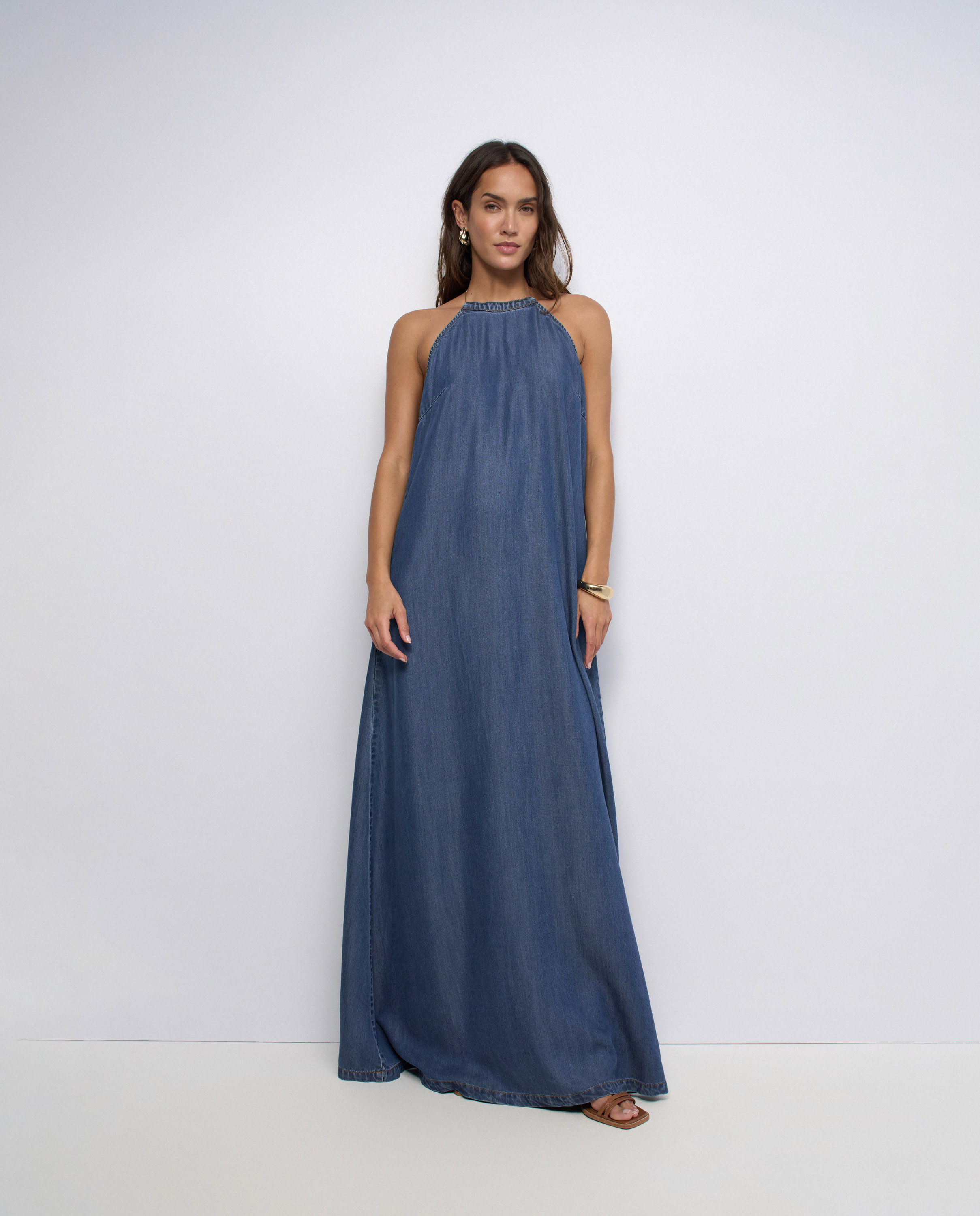 Vestido en lightdenim de mujer - Salsa Jeans - Azul Azul-1