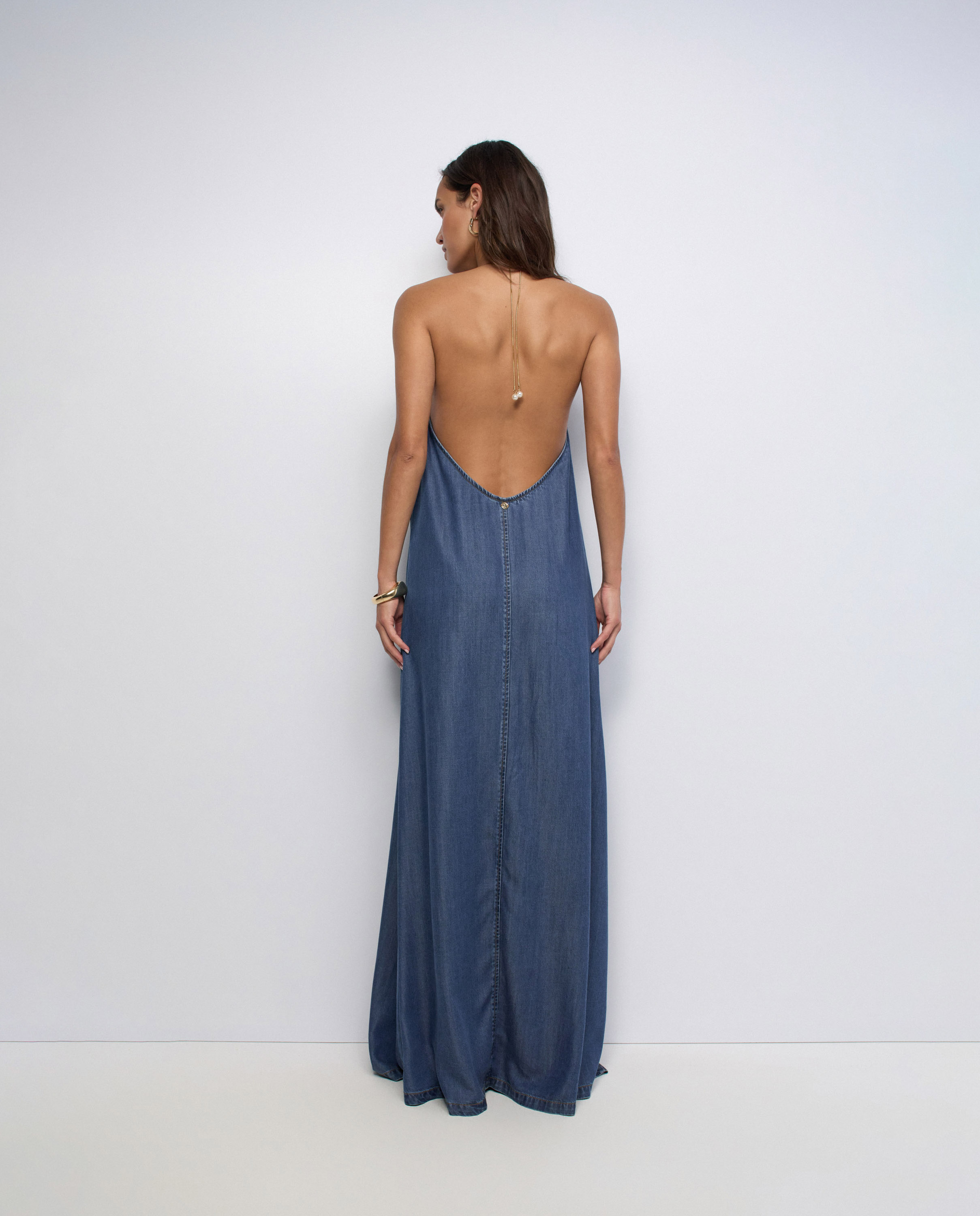 Vestido en lightdenim de mujer - Salsa Jeans - Azul Azul-3
