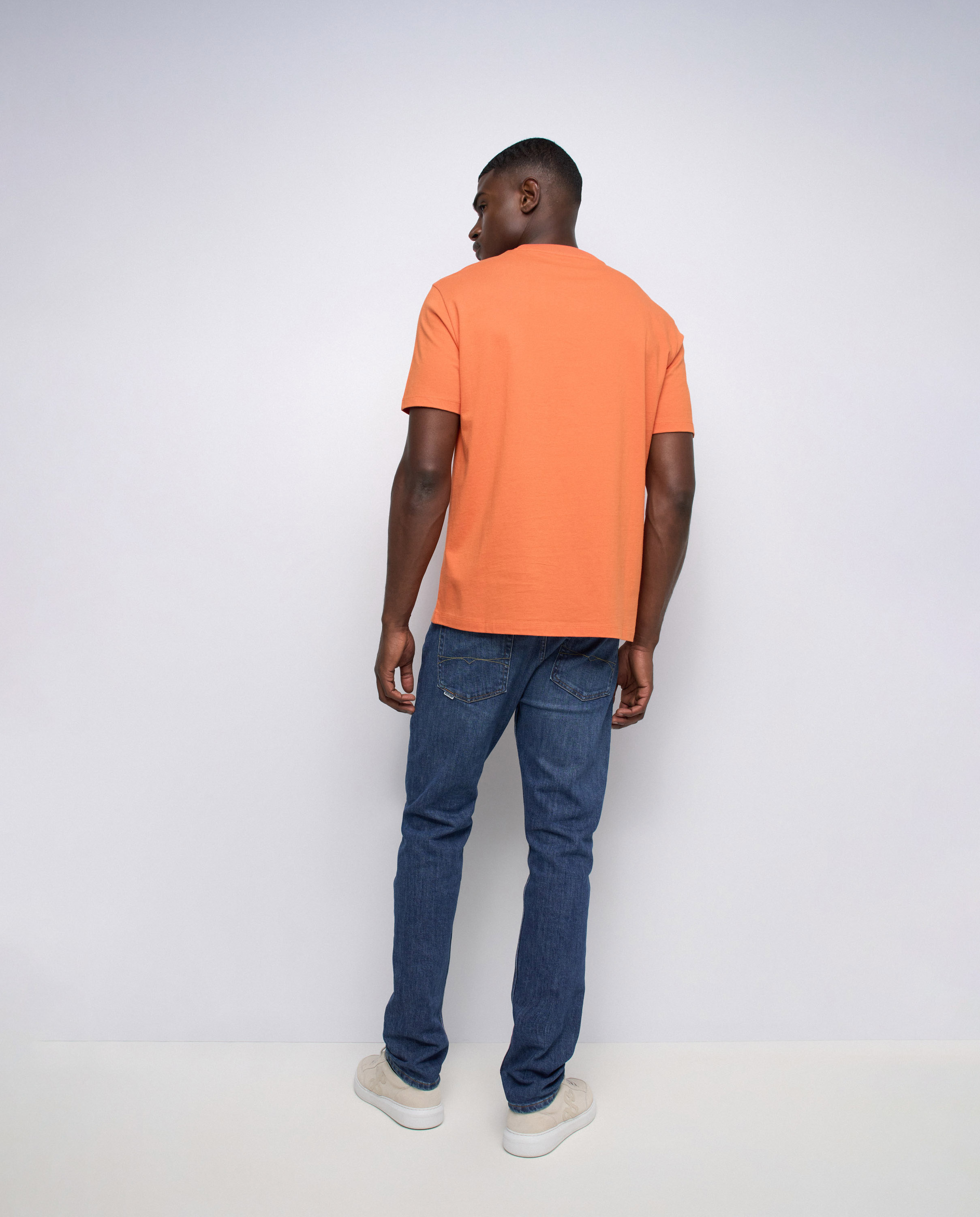 Camiseta con branding de hombre - Salsa Jeans - Naranja Naranja-3