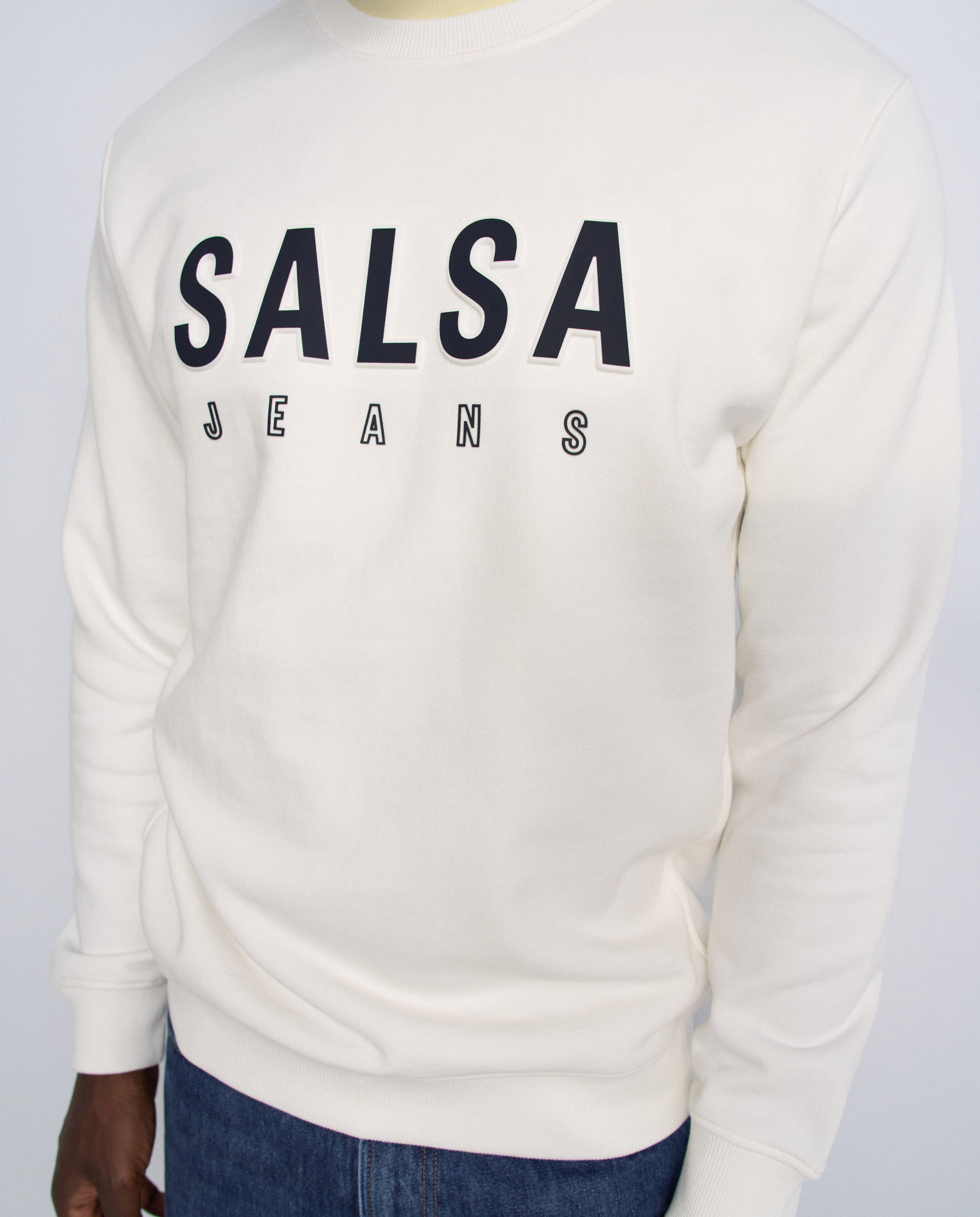 Sudadera con branding de hombre - Salsa Jeans - Blanco Blanco-4