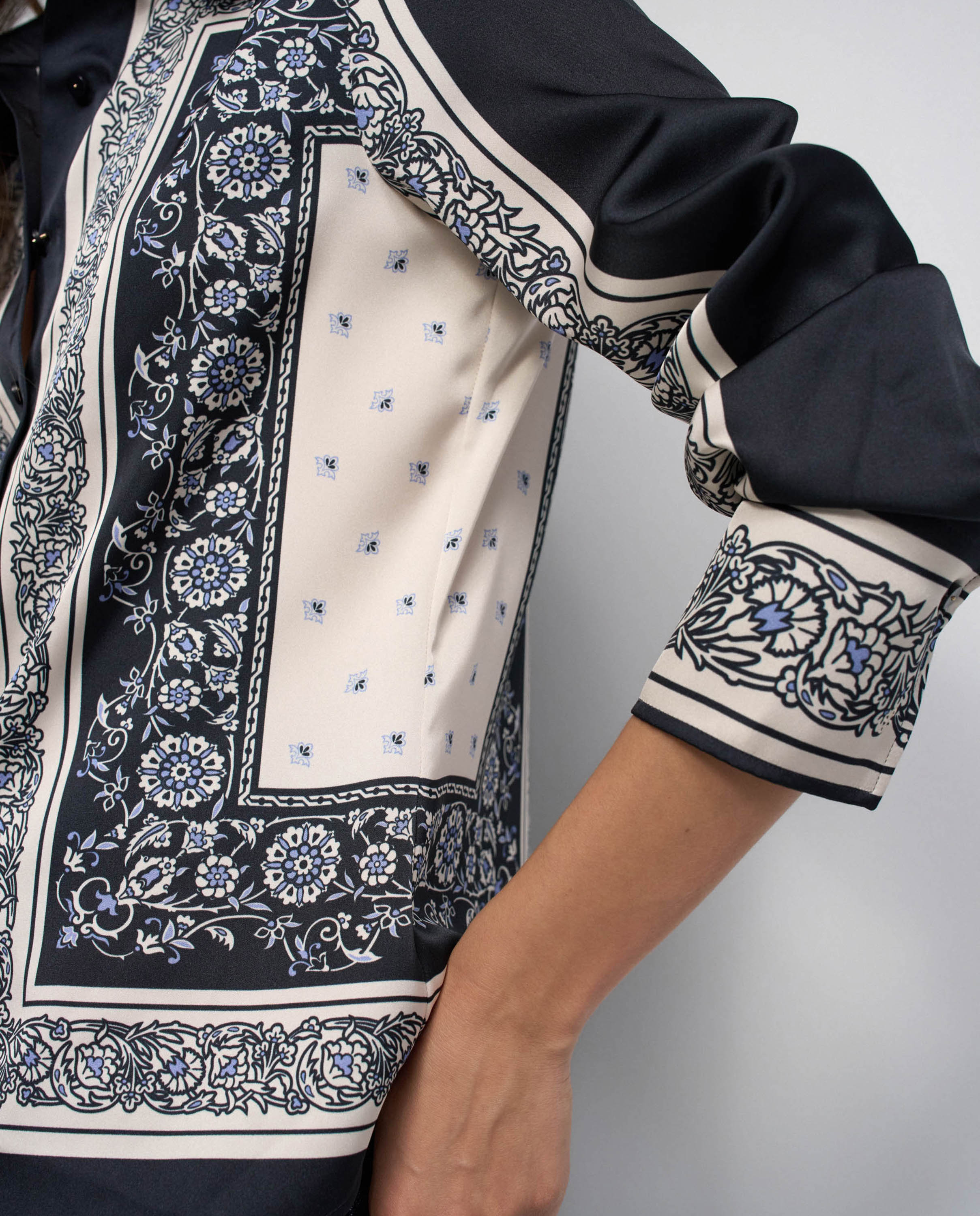 Camisa estampada de mujer - Salsa Jeans - Azul Azul-4