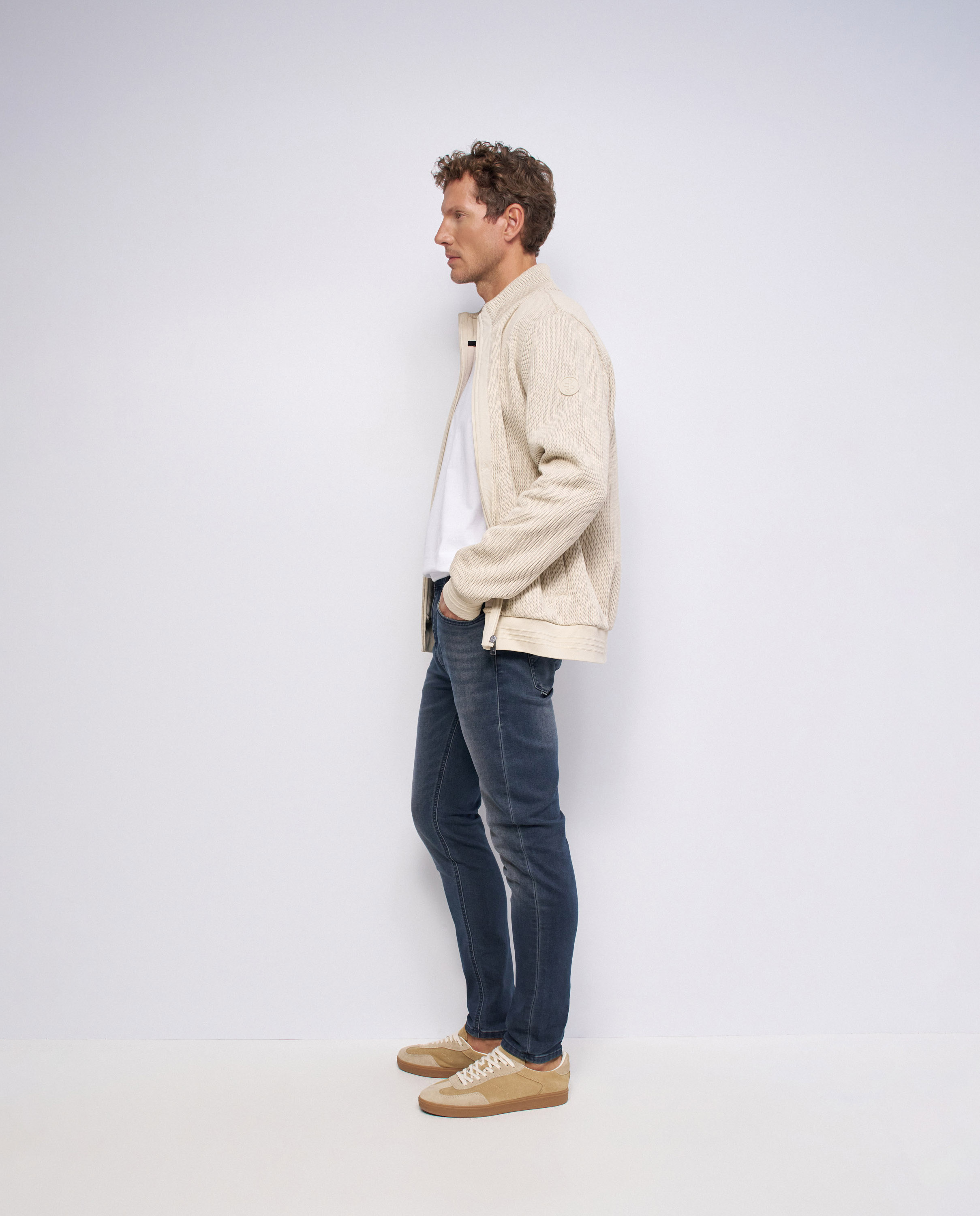 Imagen 2 de Vaqueros skinny fit s-activ de hombre - Salsa Jeans - Azul Azul