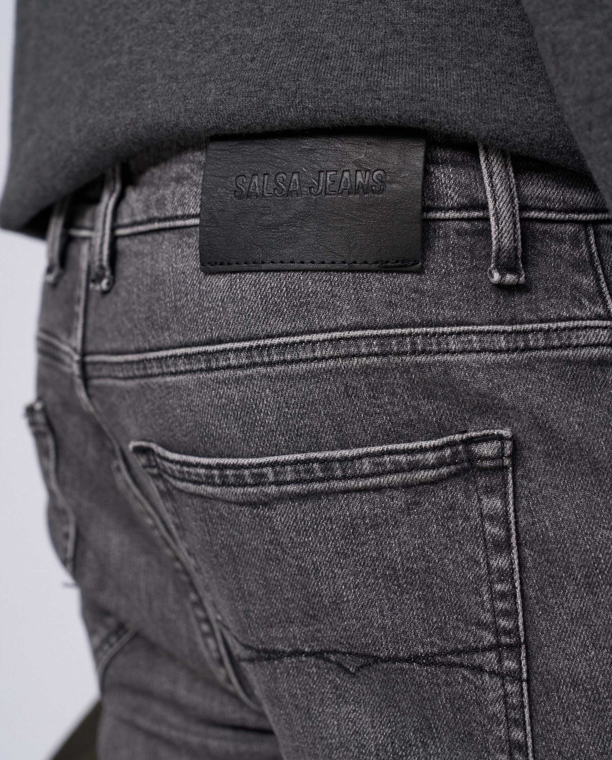 Vaqueros slim fit de hombre - Salsa Jeans - Negro Negro-4