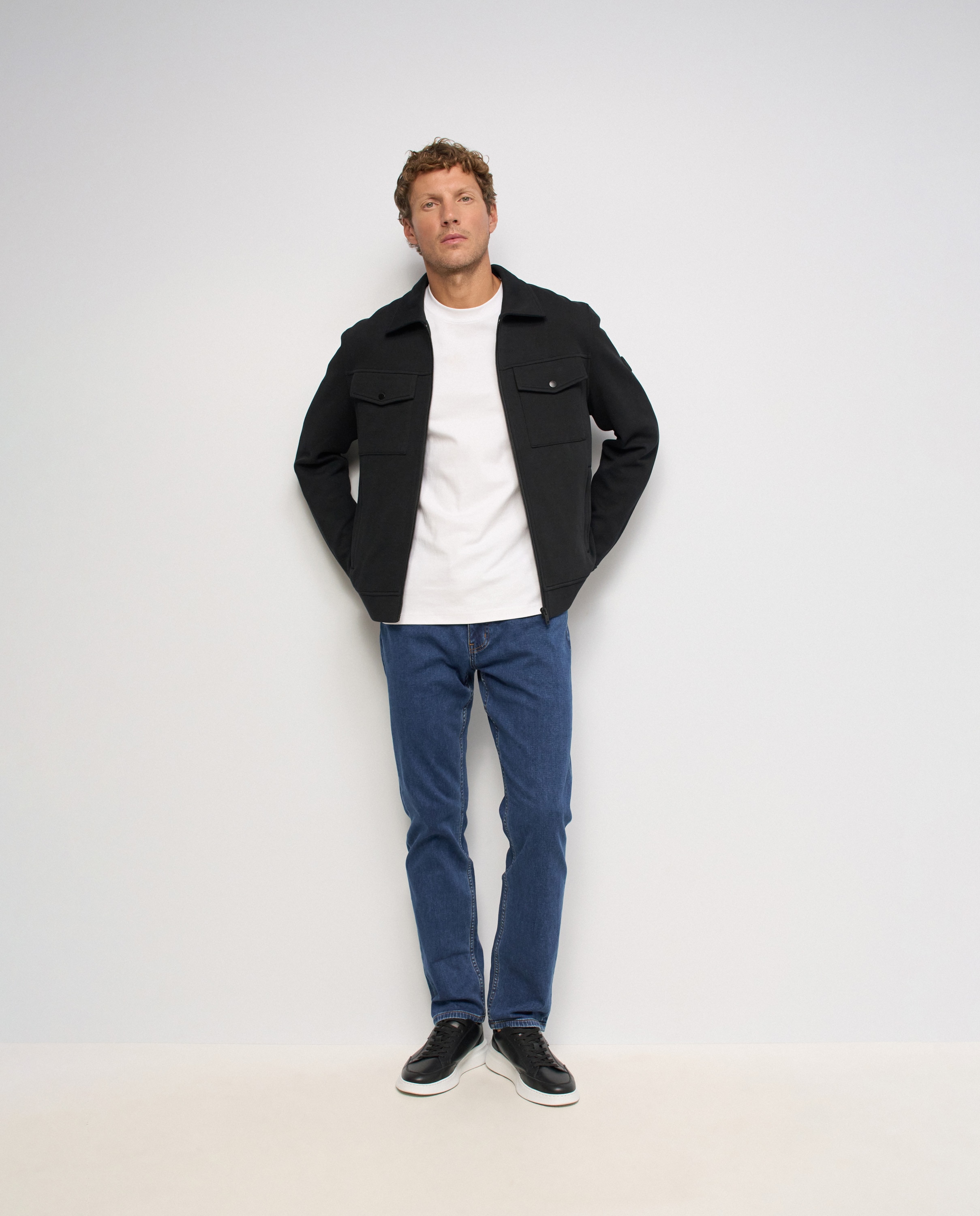 Pantalones joggers s-activ de hombre - Salsa Jeans - Azul Azul-5