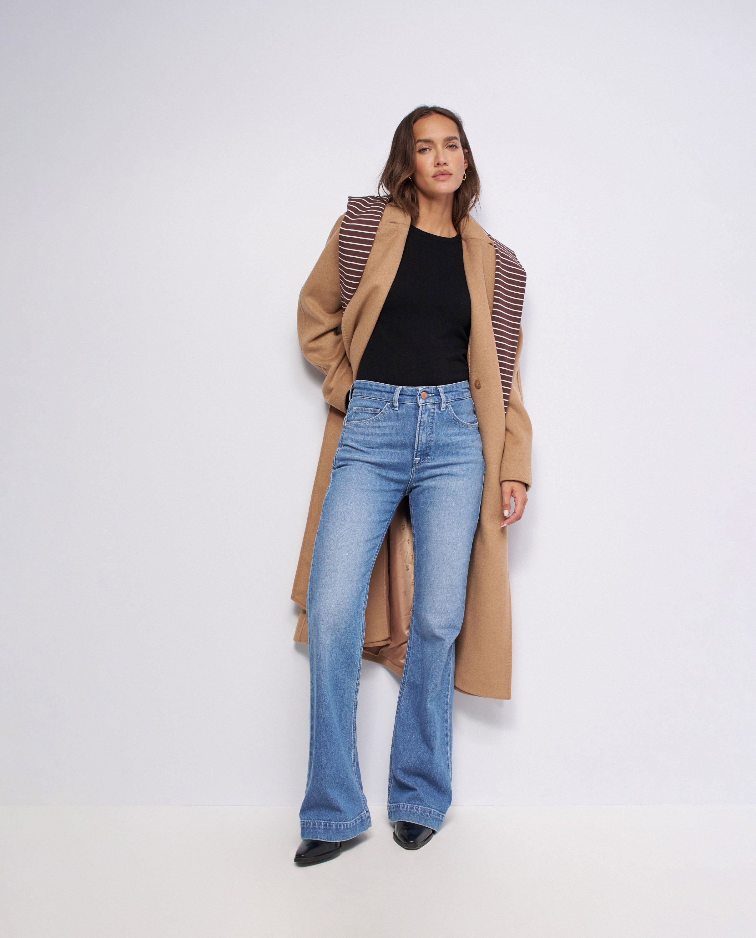 Imagen 0 de Vaqueros faith push in flare de mujer Azul
