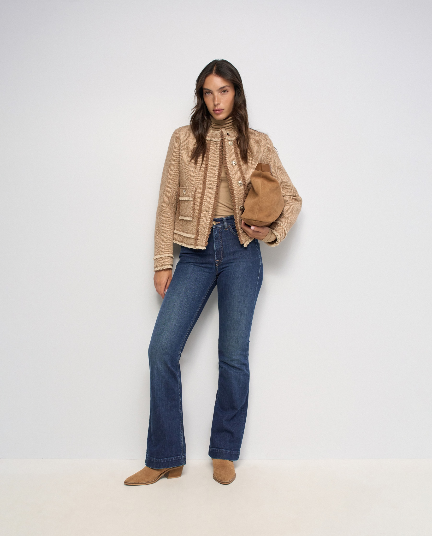 Vaqueros faith push in flare de mujer - Salsa Jeans - Azul Azul-1