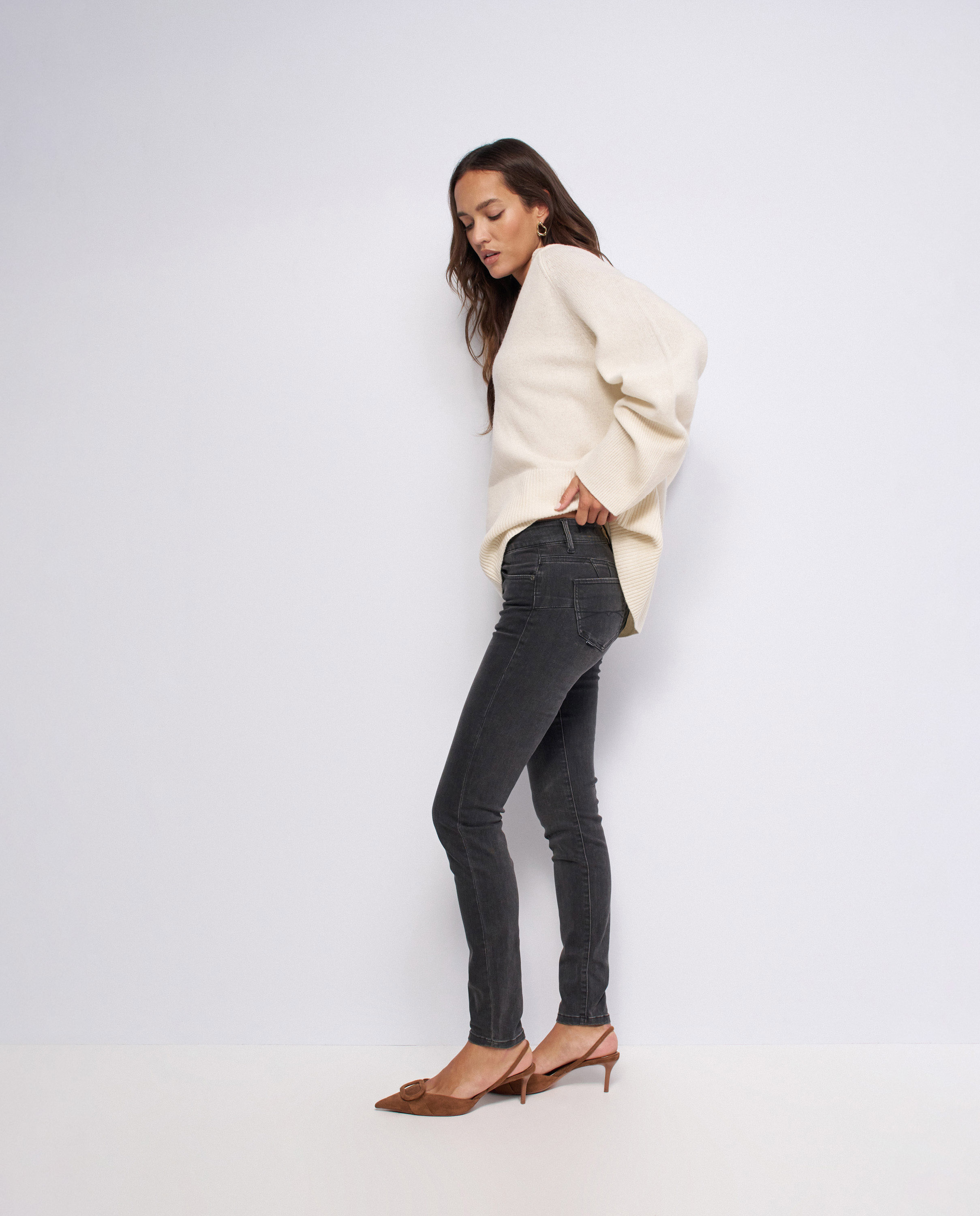 Vaqueros wonder push up skinny de mujer - Salsa Jeans - Negro Negro-2