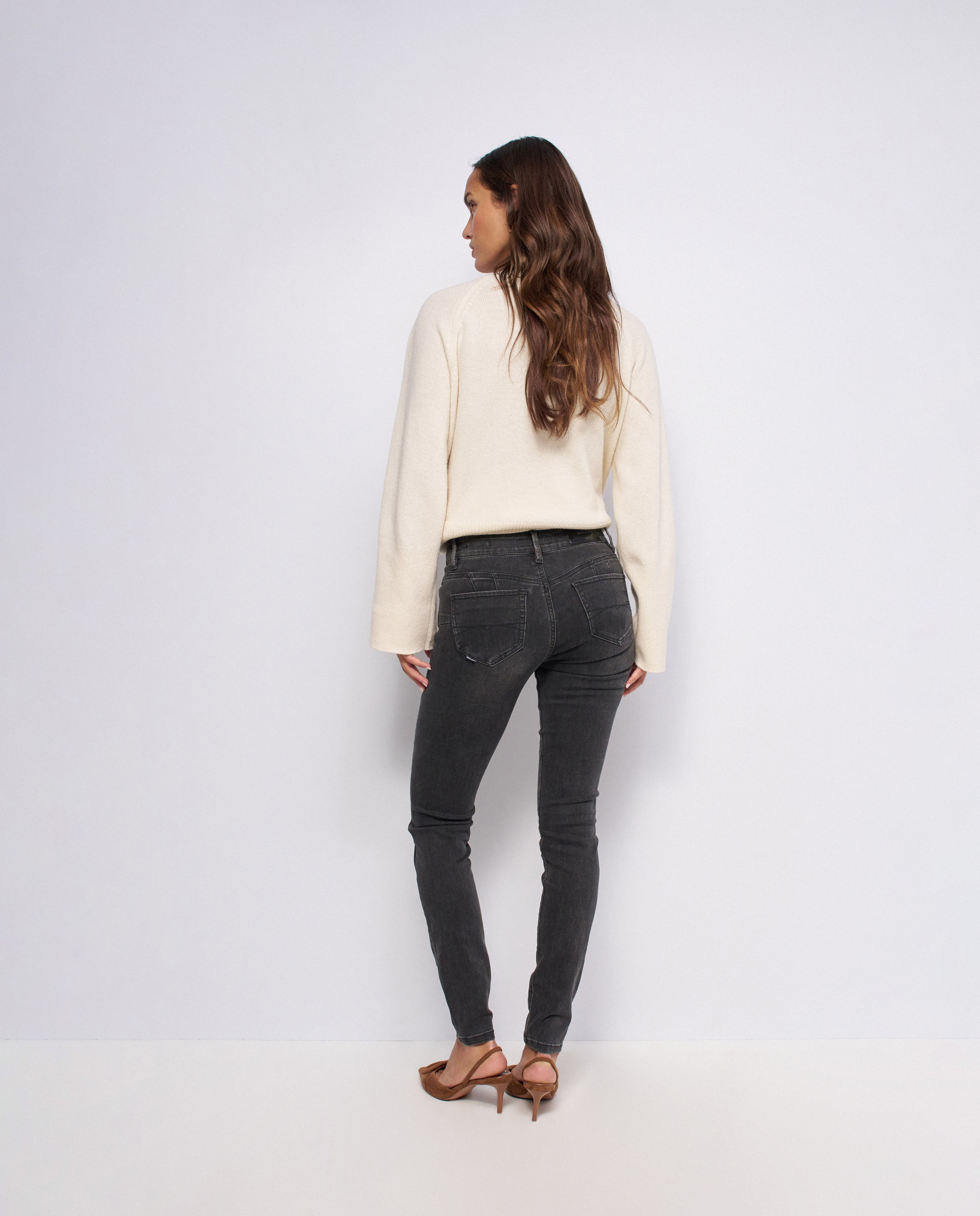 Vaqueros wonder push up skinny de mujer - Salsa Jeans - Negro Negro-3