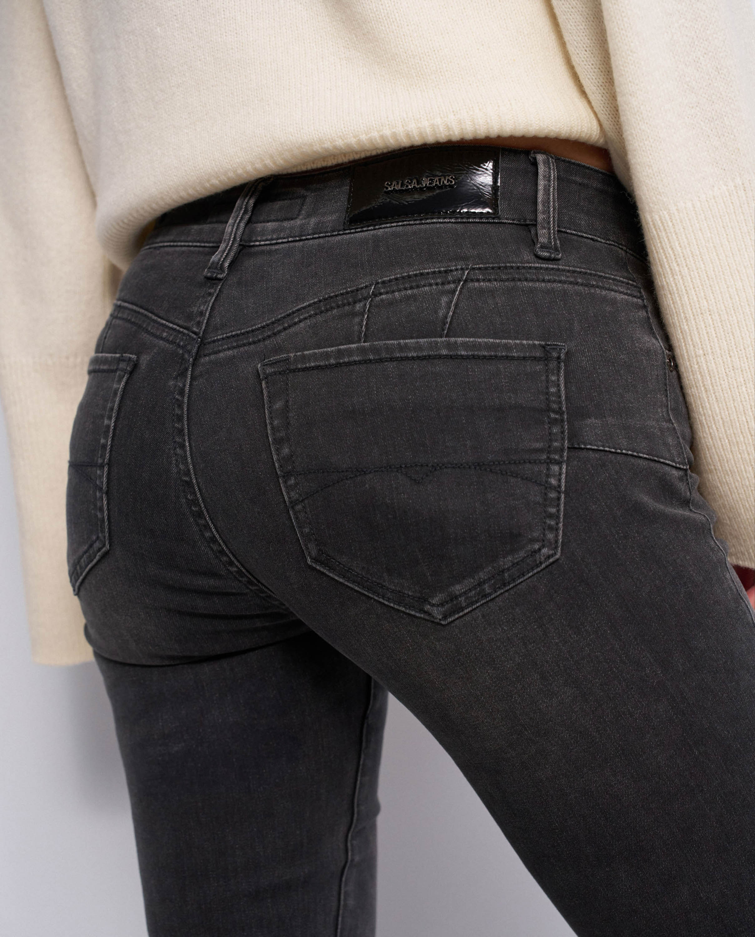 Vaqueros wonder push up skinny de mujer - Salsa Jeans - Negro Negro-4