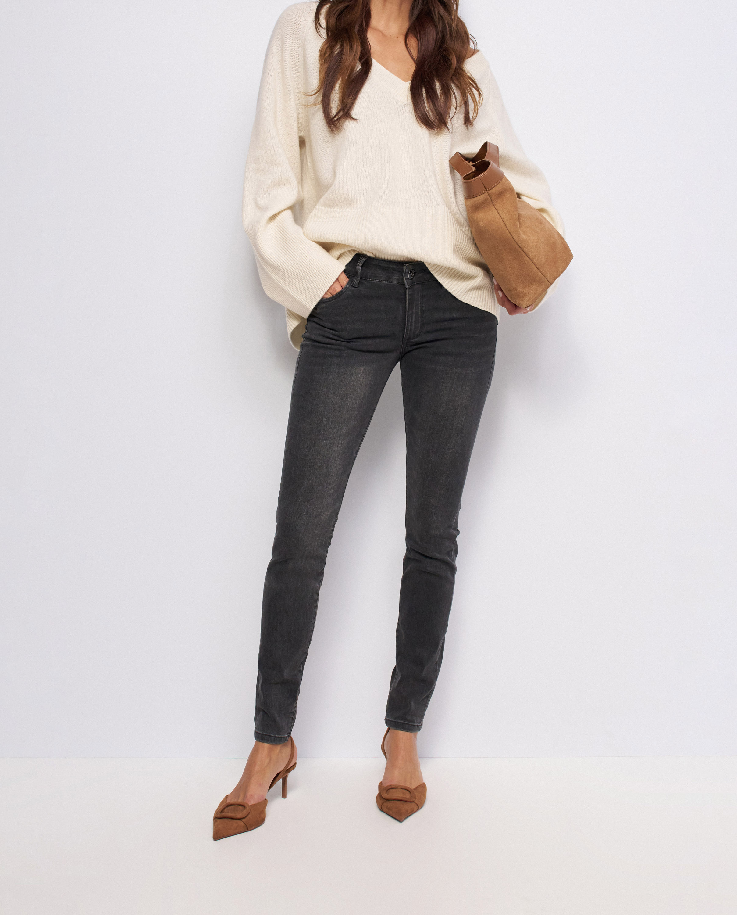 Vaqueros wonder push up skinny de mujer - Salsa Jeans - Negro Negro-5