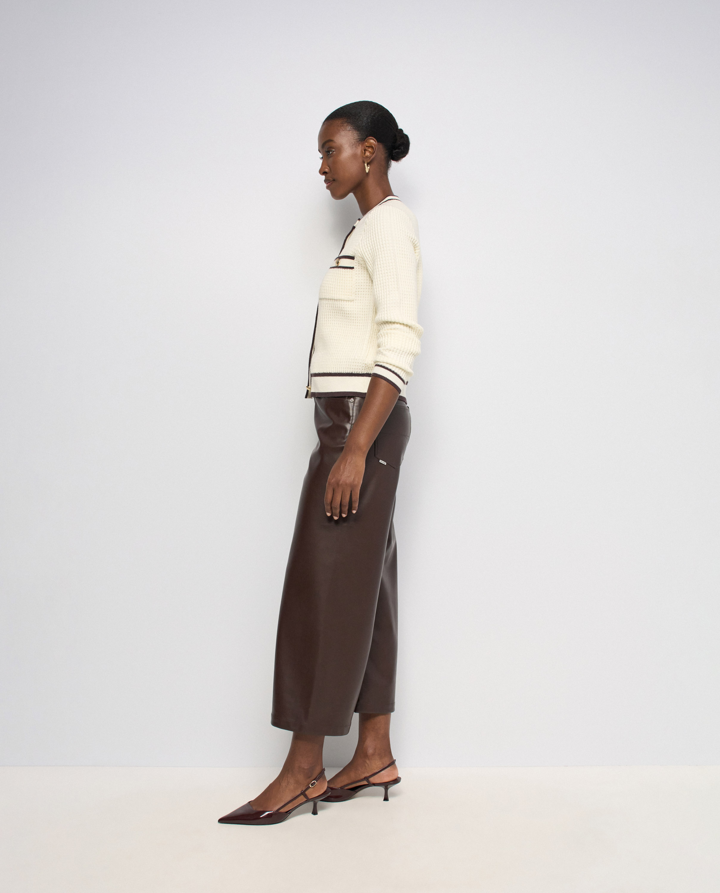 Vaqueros culotte de mujer - Salsa Jeans - Marrón Marrón-2