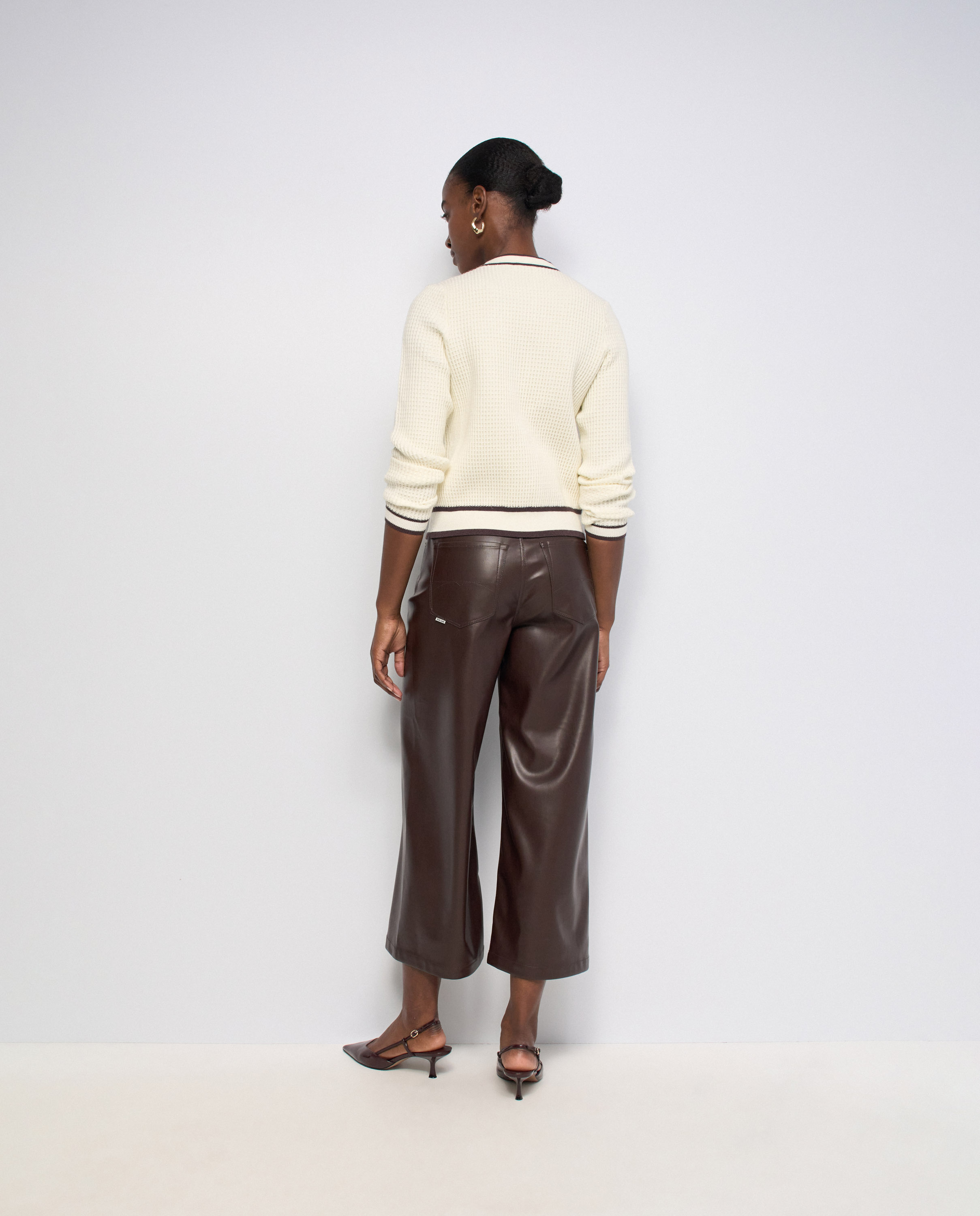 Vaqueros culotte de mujer - Salsa Jeans - Marrón Marrón-3
