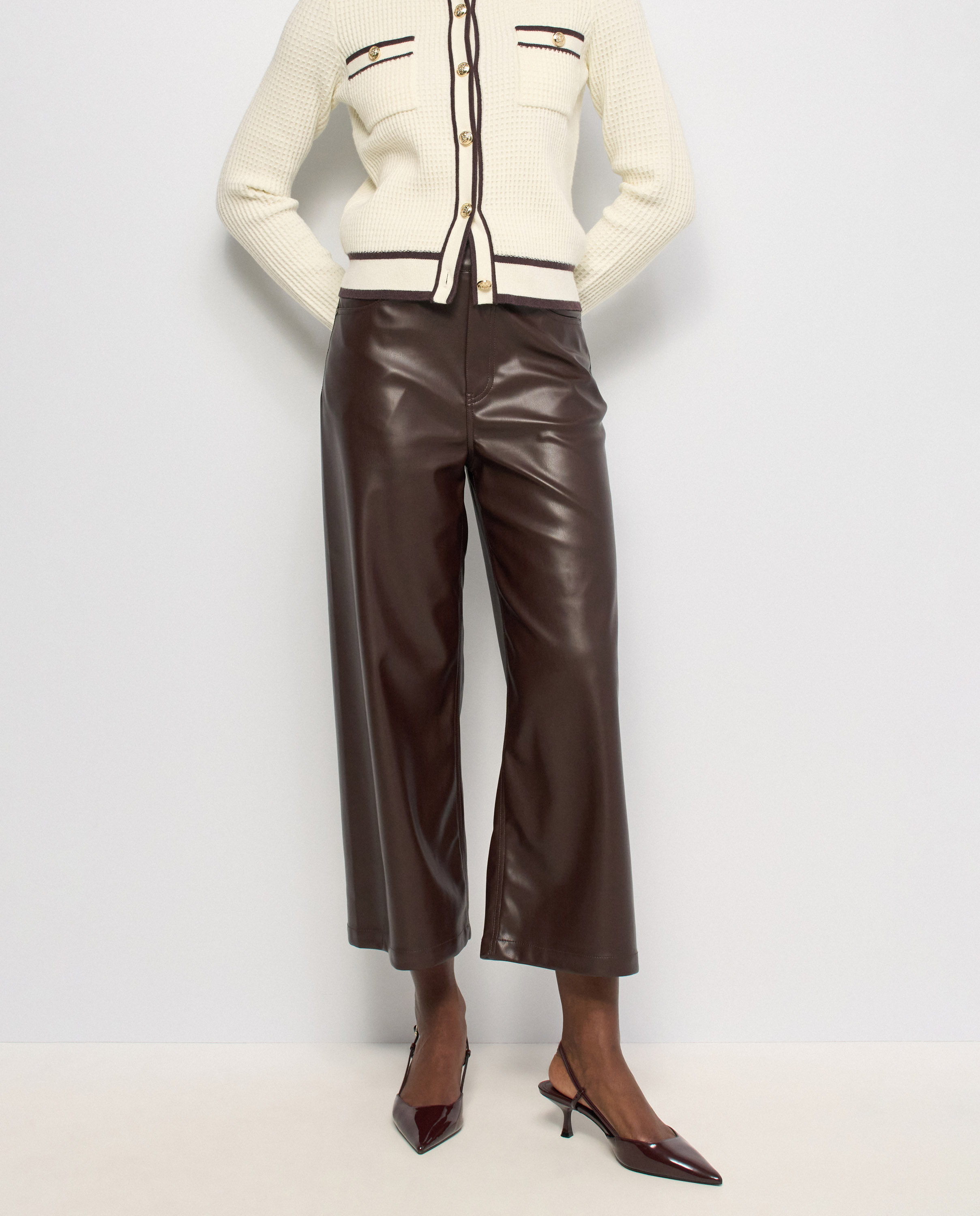 Vaqueros culotte de mujer - Salsa Jeans - Marrón Marrón-5