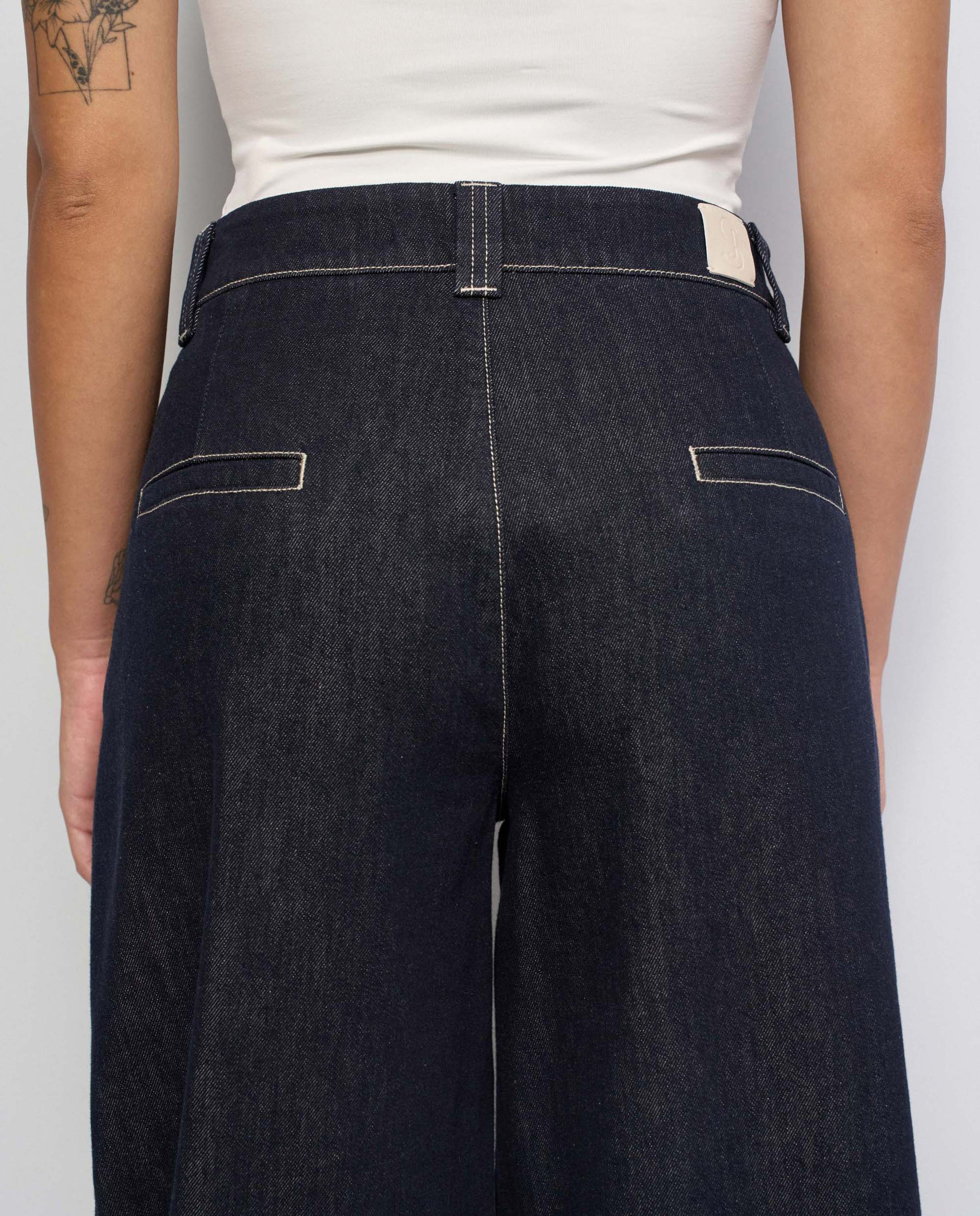 Vaqueros barrel en raw denim de mujer - Salsa Jeans - Azul Azul-4