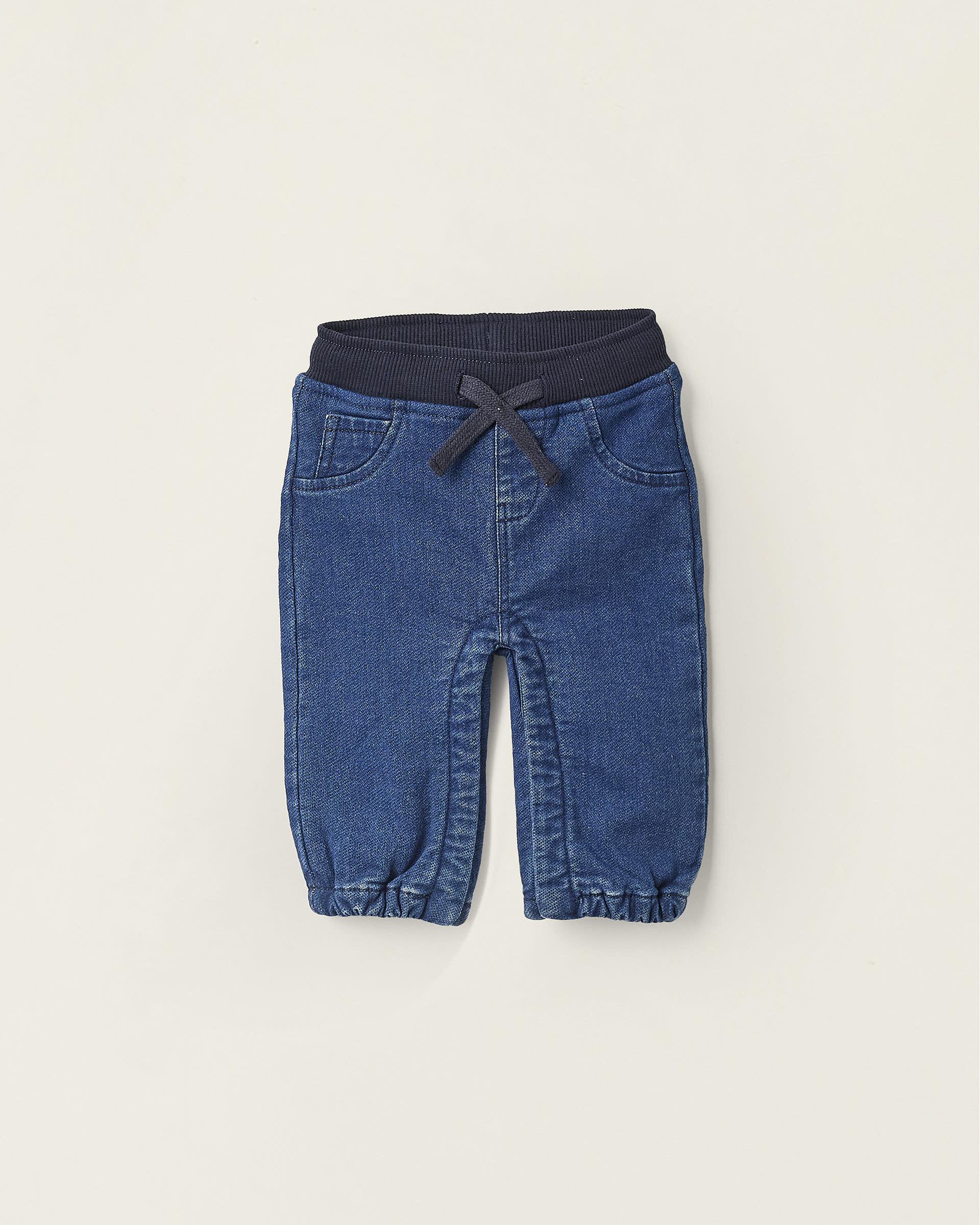 Pantalon de bebe nino vaquero con automaticos Zippy El Corte Ingles