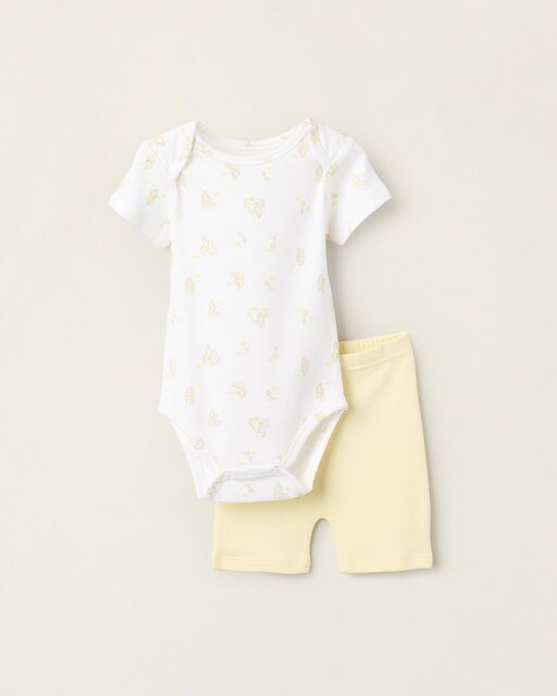 Imagen 0 de Pijama de bebé niña 2 piezas de canalé