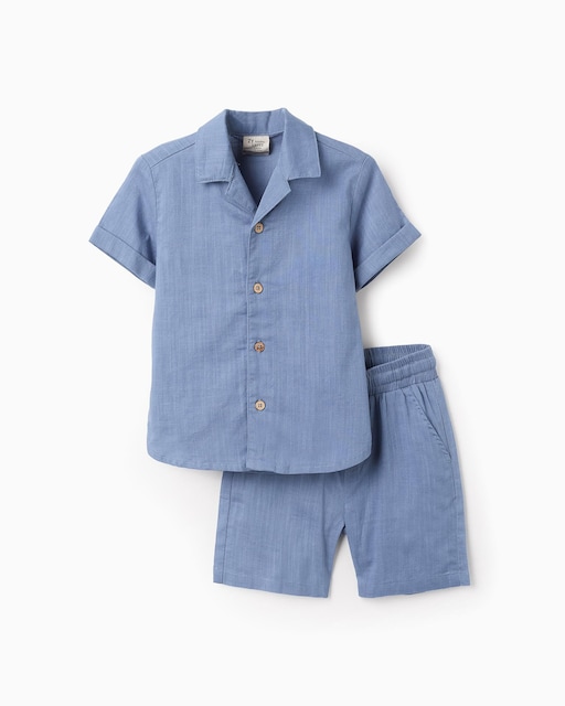 Imagen 0 de Conjunto de bebé niño 2 piezas 100% algodón.