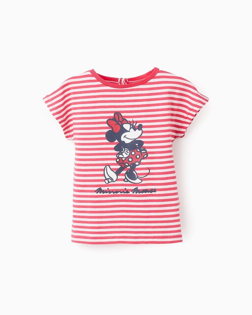 Imagen 0 de Camiseta de bebé niña de manga corta motivo Minnie