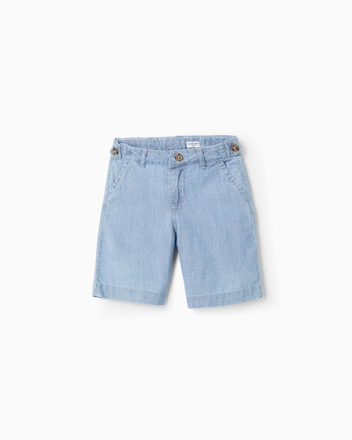 Imagen 0 de Bermuda de niño 100% algodón con trabillas