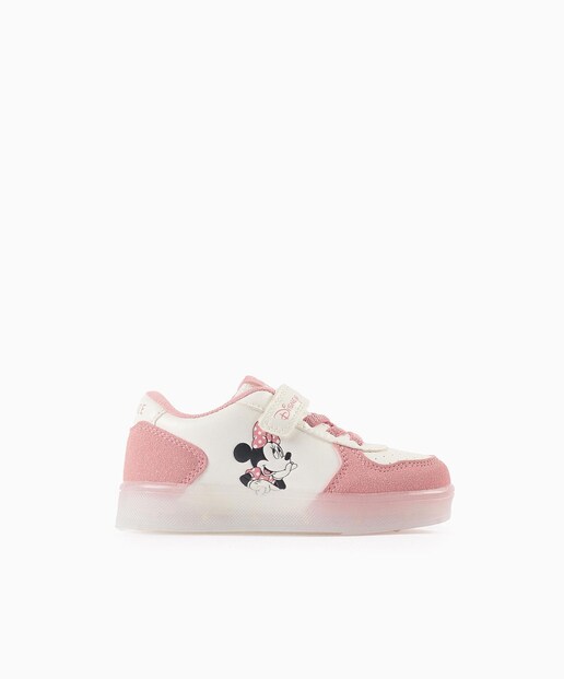 Imagen 0 de Zapatillas deportivas de bebé niña con luces motivo Minnie