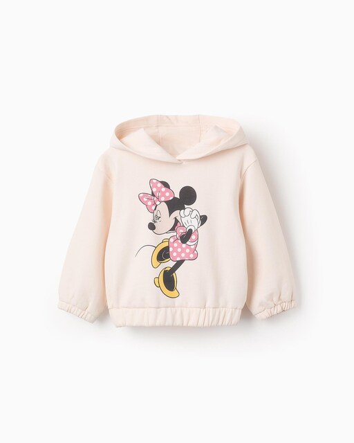 Imagen 0 de Jersey de bebé niña con capucha motivo Minnie