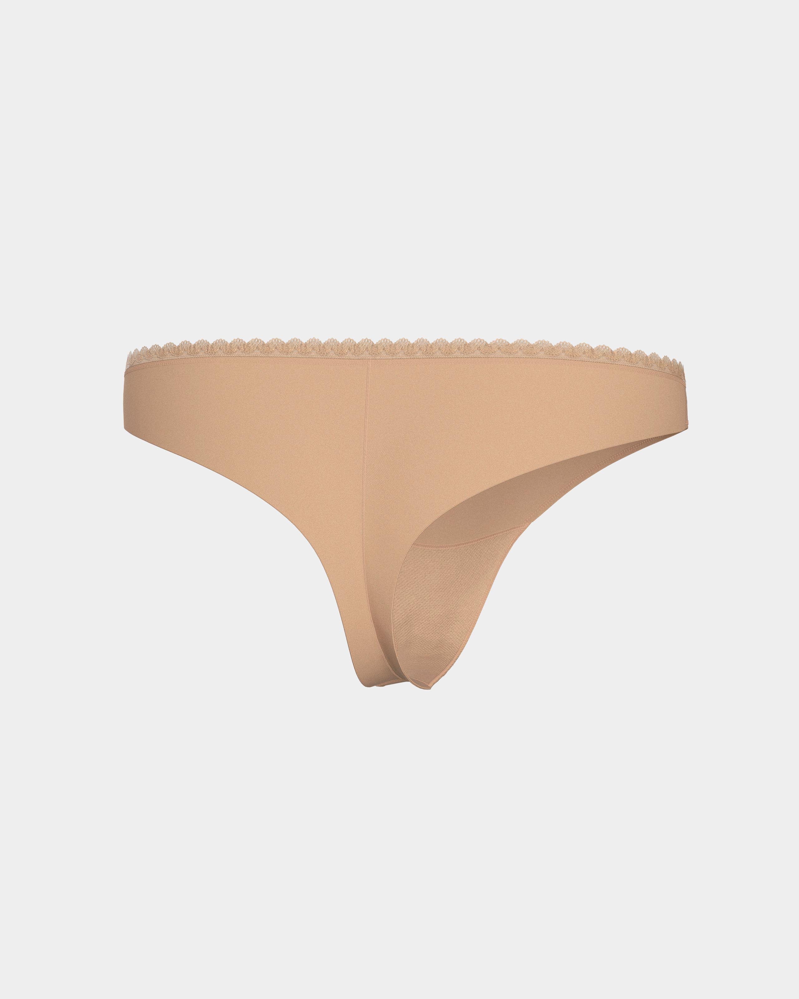 Tanga flujos diarios Ecocycle remplazan salvaslips - Impetus - Beige Beige-4