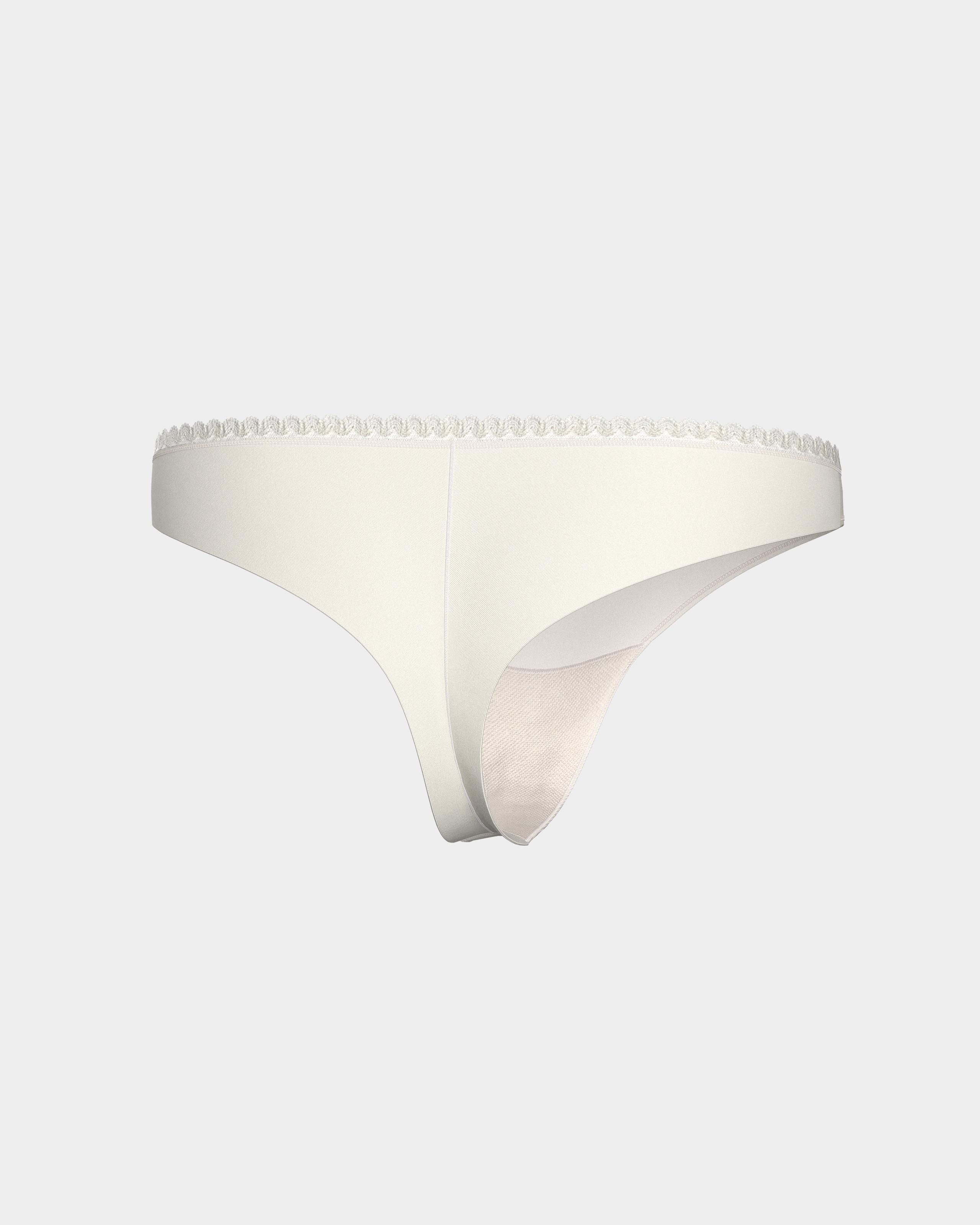 Tanga flujos diarios Ecocycle remplazan salvaslips - Impetus - Blanco Blanco-4