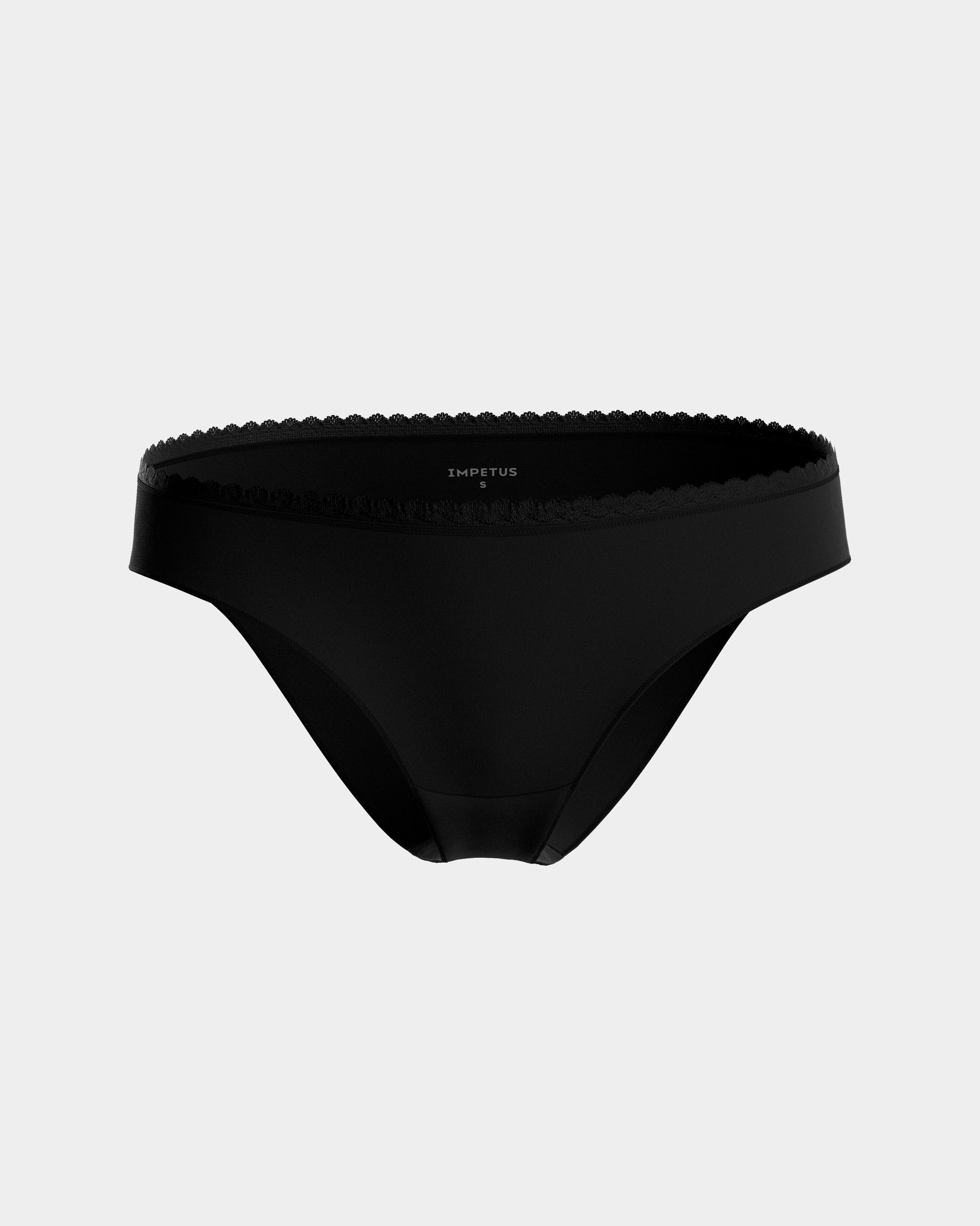 Braga clásica flujos diarios Ecocycle remplazan salvaslips - Impetus - Negro Negro-5